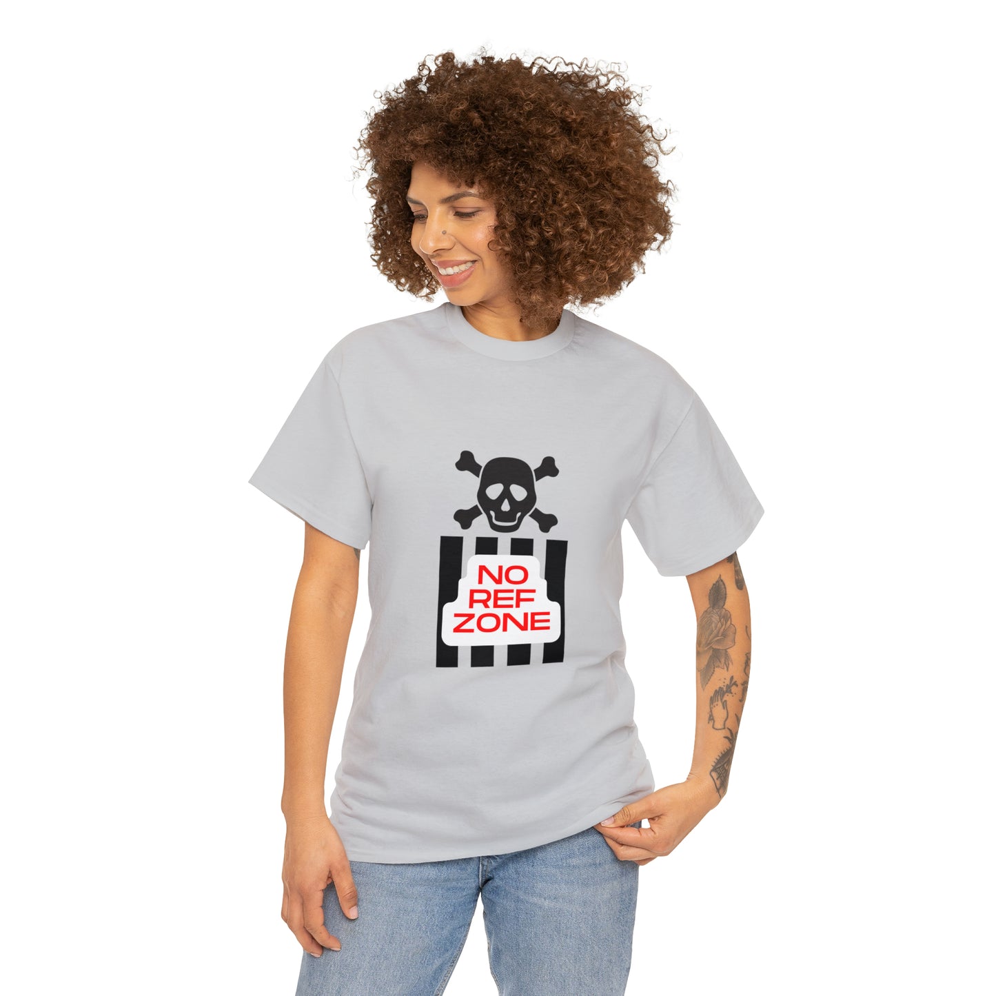 No Ref Zone Heavy Cotton Tee | For the fan that doesn't like referees |