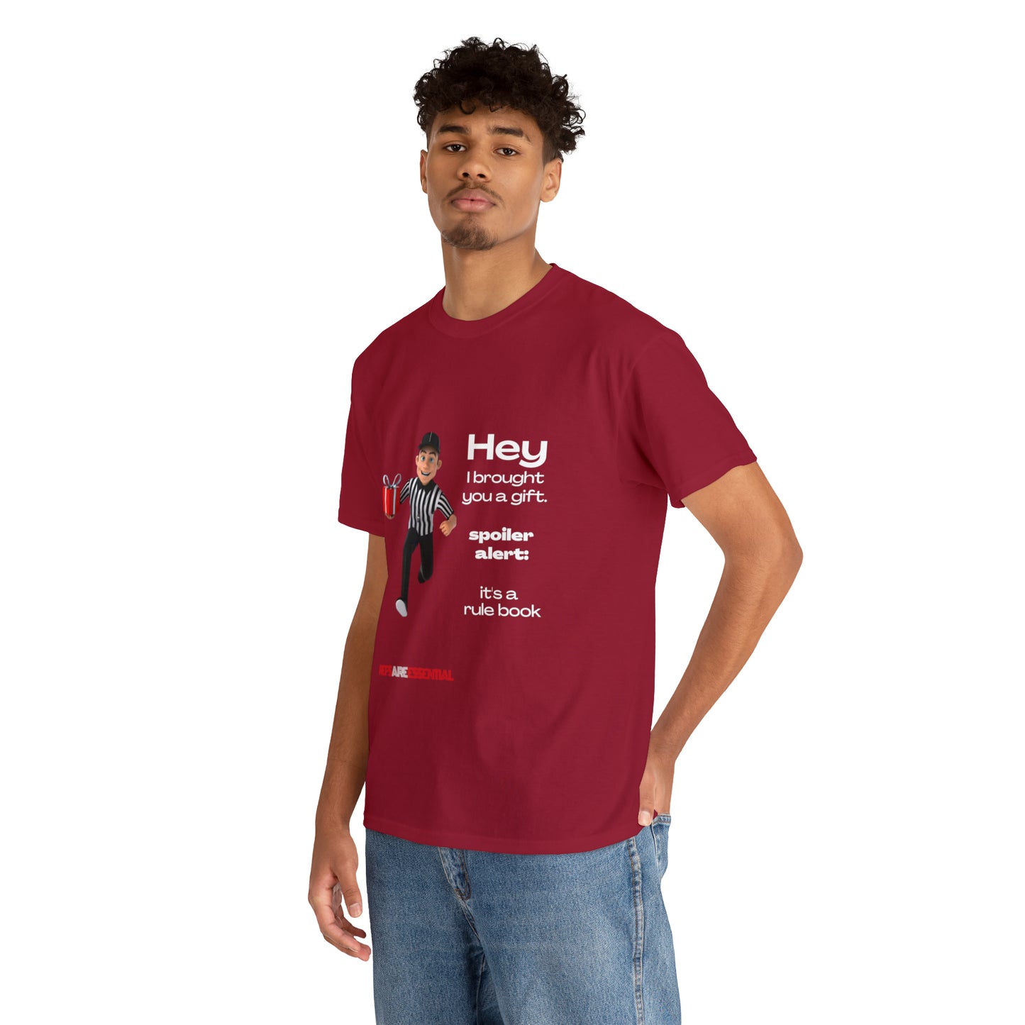 Spoiler Alert Unisex Cotton Tee | Funny Referee T-shirt | Gifts for Ref | For Sports Officials | Be Better Fans | Stop Cursing Around Kids