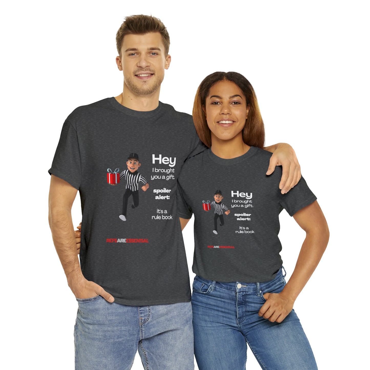 Spoiler Alert Unisex Cotton Tee | Funny Referee T-shirt | Gifts for Ref | For Sports Officials | Be Better Fans | Stop Cursing Around Kids