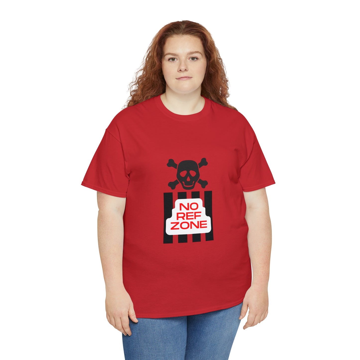 No Ref Zone Heavy Cotton Tee | For the fan that doesn't like referees |