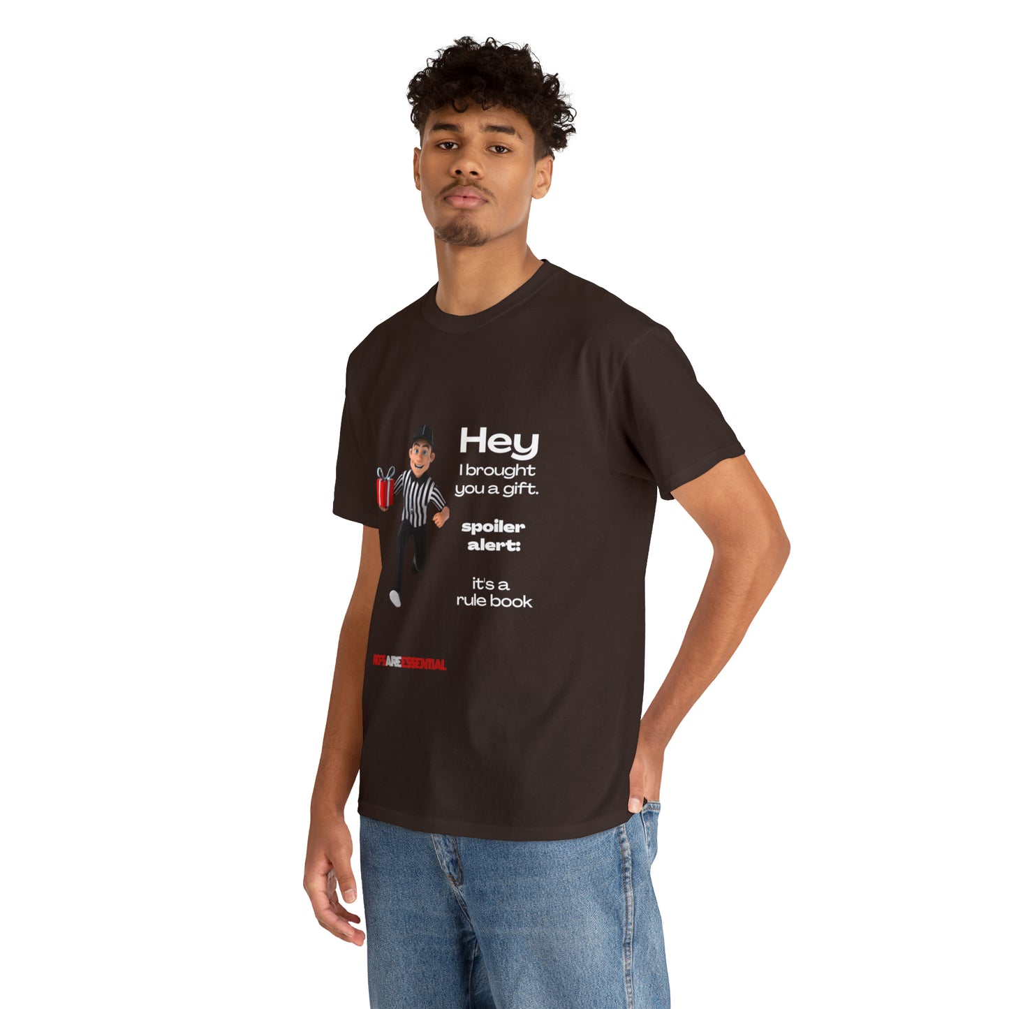 Spoiler Alert Unisex Cotton Tee | Funny Referee T-shirt | Gifts for Ref | For Sports Officials | Be Better Fans | Stop Cursing Around Kids