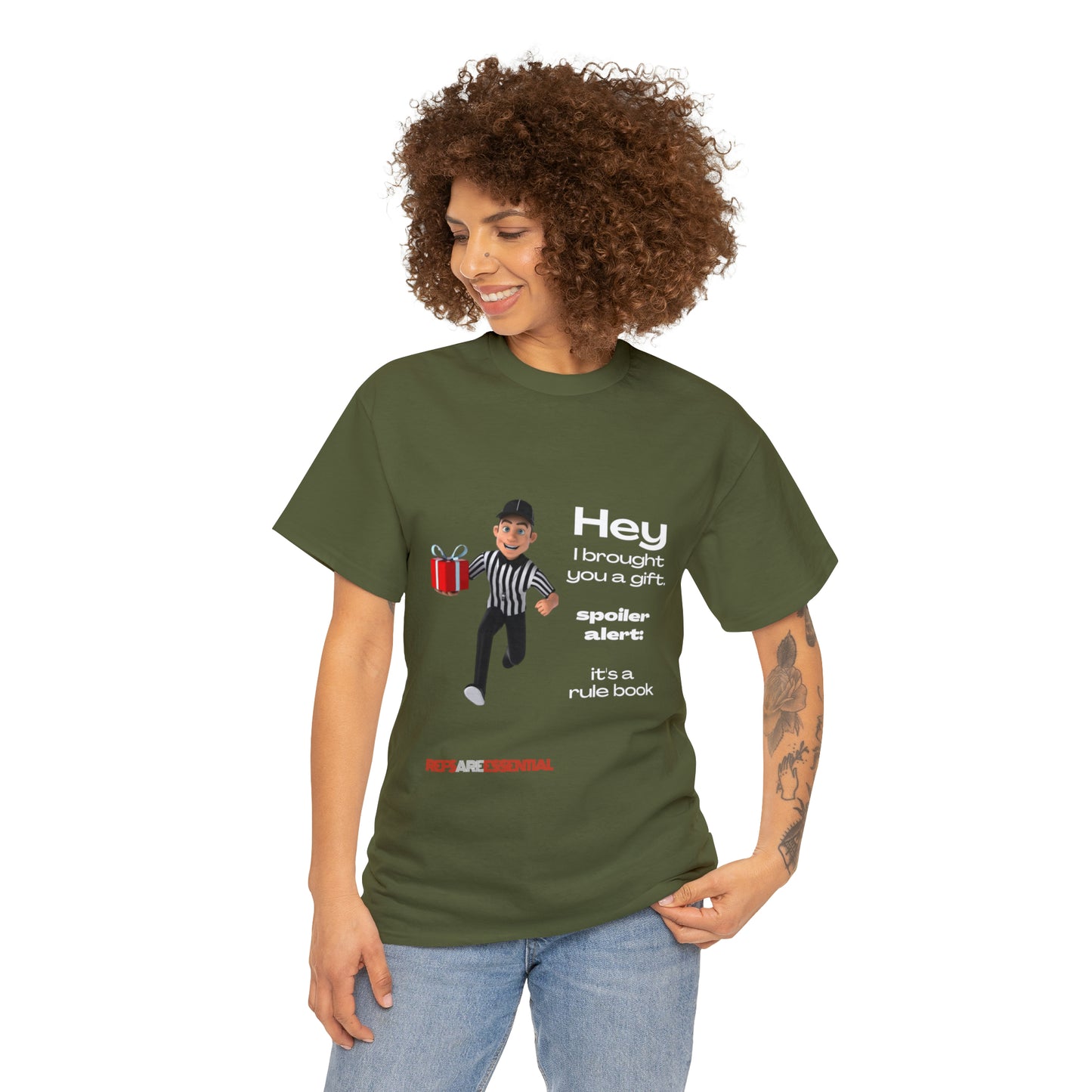 Spoiler Alert Unisex Cotton Tee | Funny Referee T-shirt | Gifts for Ref | For Sports Officials | Be Better Fans | Stop Cursing Around Kids