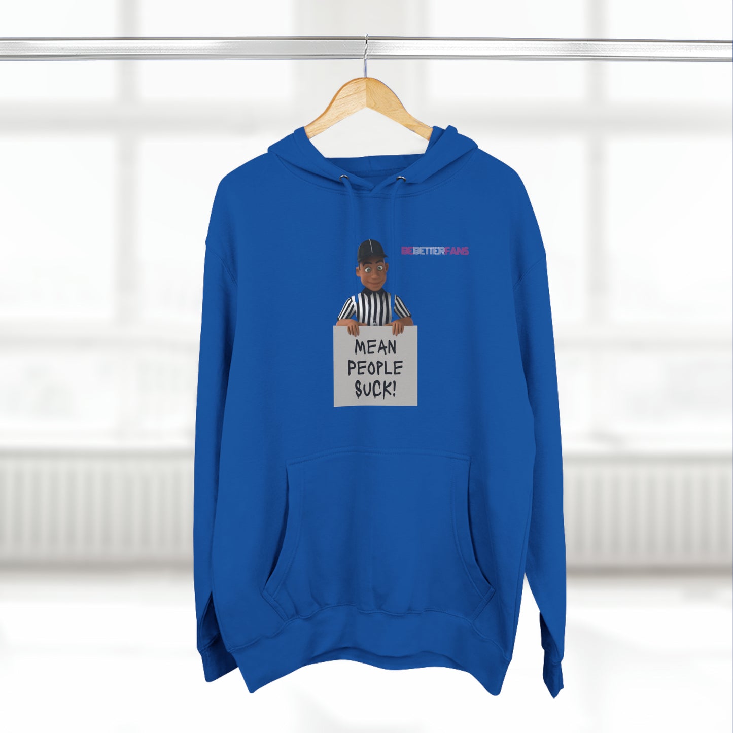 Mean People Suck Fleece Hoodie For Referees | Gifts for Refs | Fleece Lining Pullover