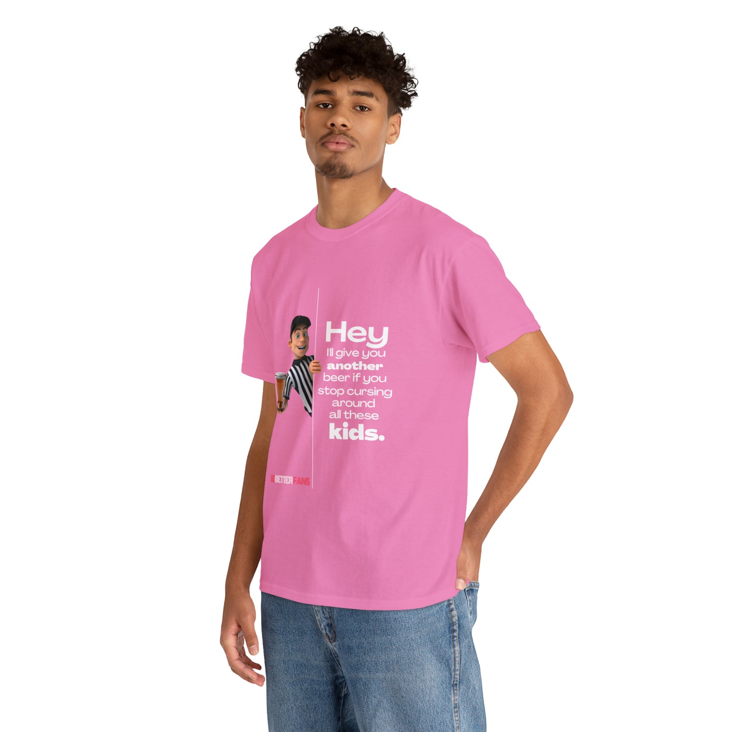 Another Beer Unisex Cotton Tee | Funny Referee Shirt | Stop Cursing Please | Gifts For Refs | For Sports Officials | Be Better Fans | Disrespectful Fans