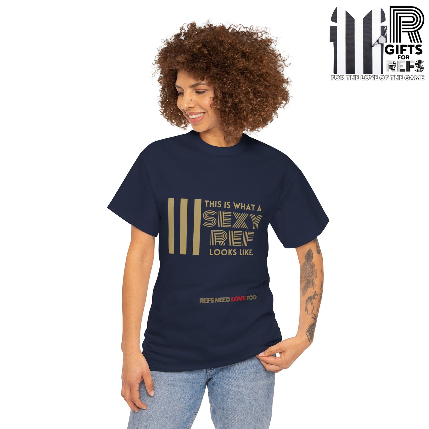 Sexy Ref Heavy Cotton Tee | Screen printed | Gift for referees | Five color options | Sizes S-5XL