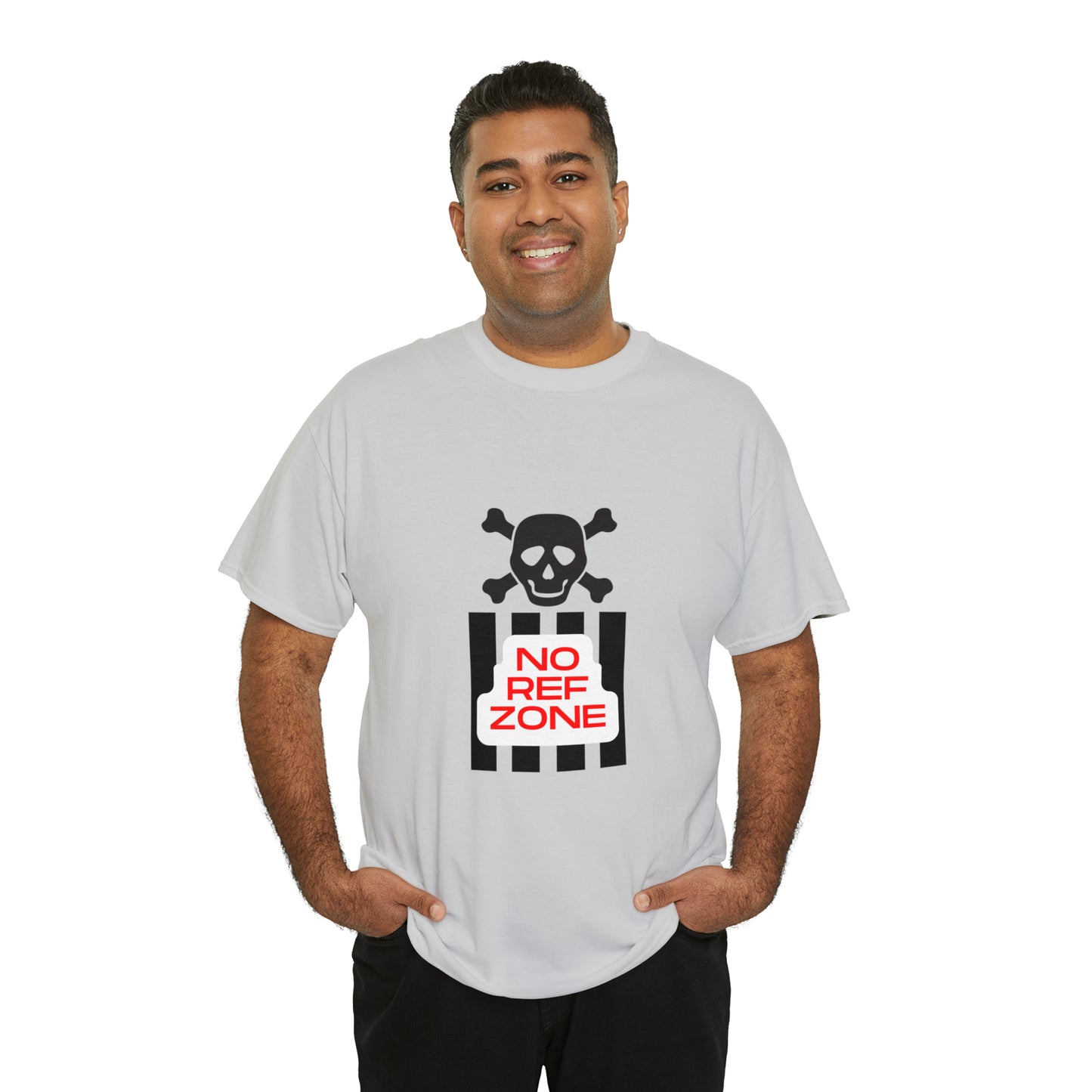 No Ref Zone Heavy Cotton Tee | For the fan that doesn't like referees |