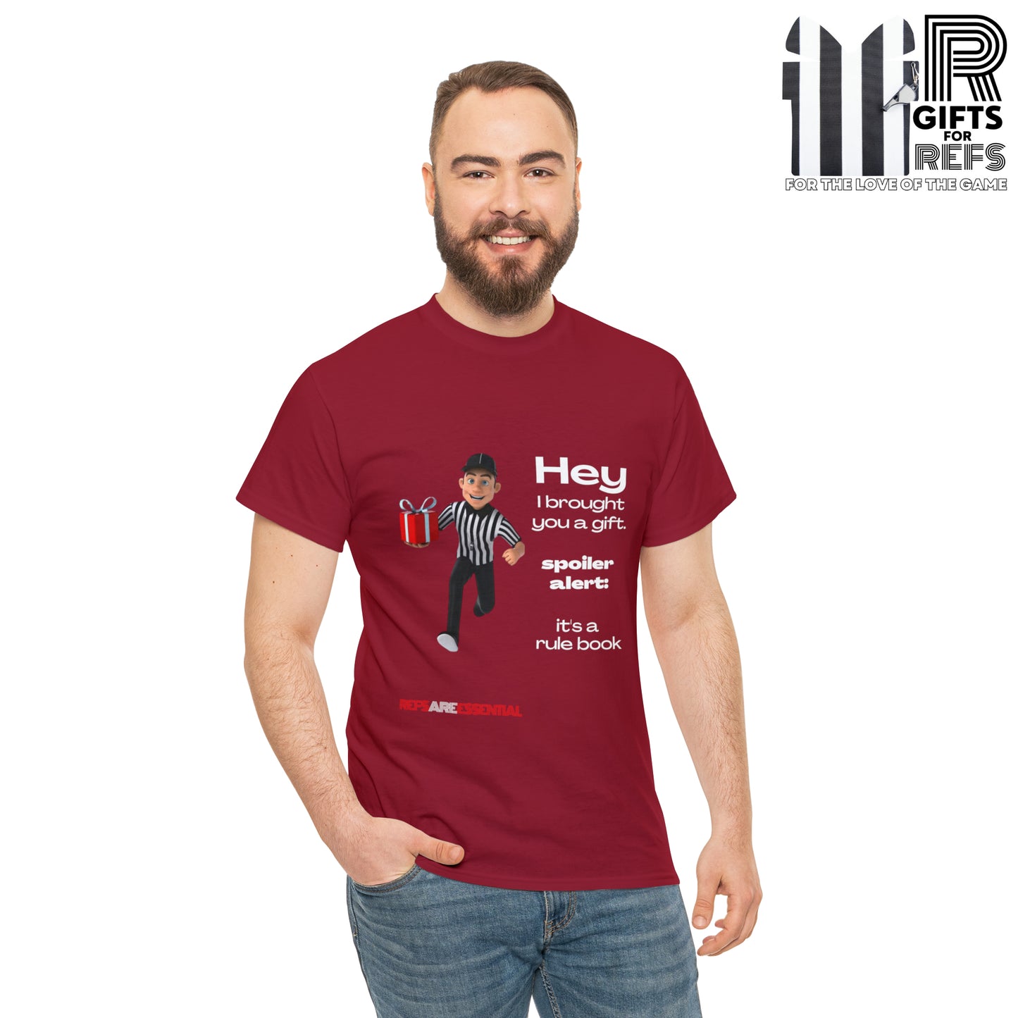 Spoiler Alert Unisex Cotton Tee | Funny Referee T-shirt | Gifts for Ref | For Sports Officials | Be Better Fans | Stop Cursing Around Kids