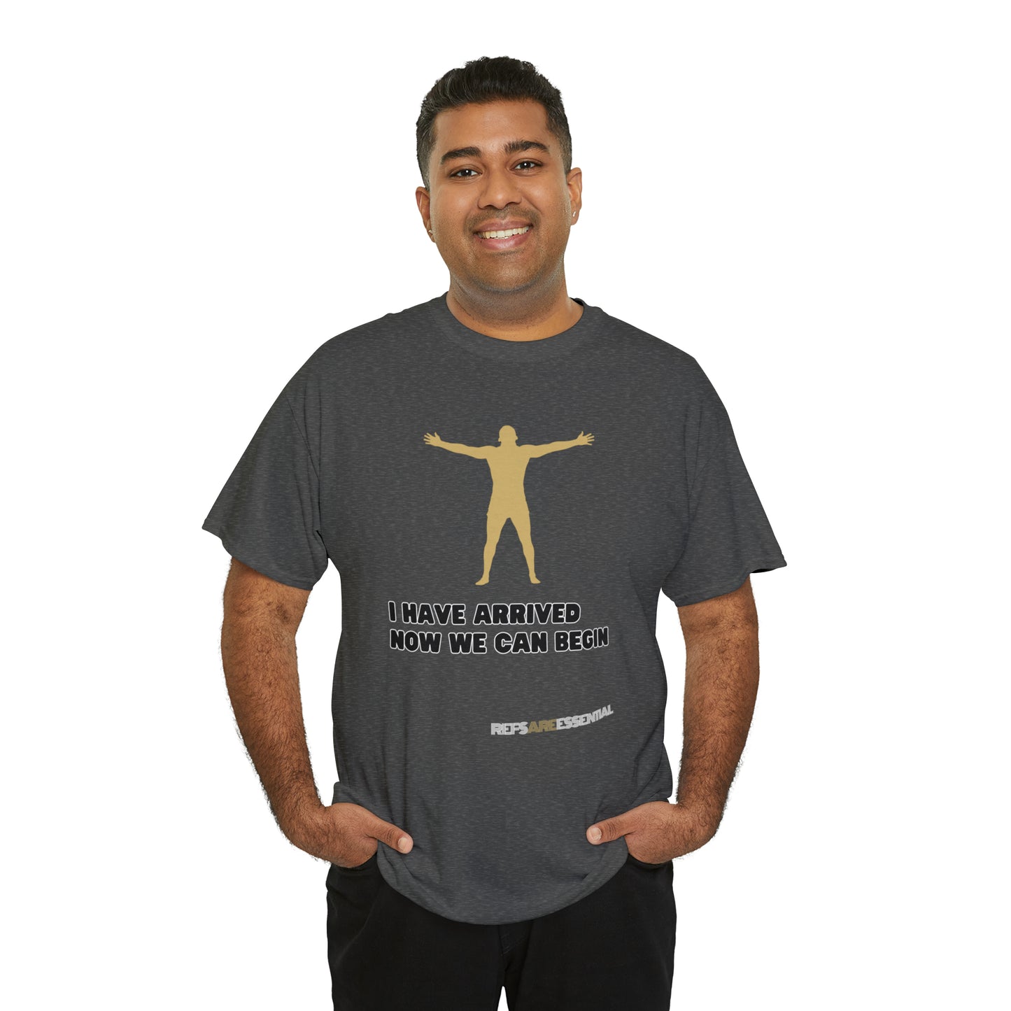 I Have Arrived Cotton Tee | Gift For Referees | Screen print t shirt | Refs are Essential | Ref Appreciation tee | For sports officials