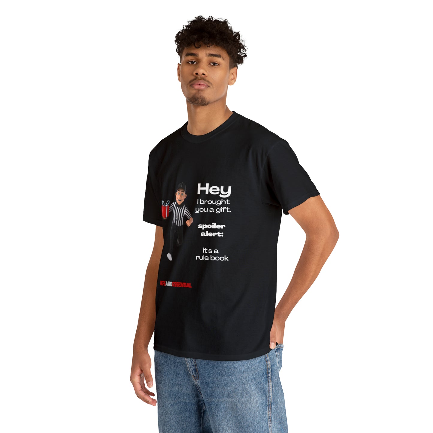 Spoiler Alert Unisex Cotton Tee | Funny Referee T-shirt | Gifts for Ref | For Sports Officials | Be Better Fans | Stop Cursing Around Kids
