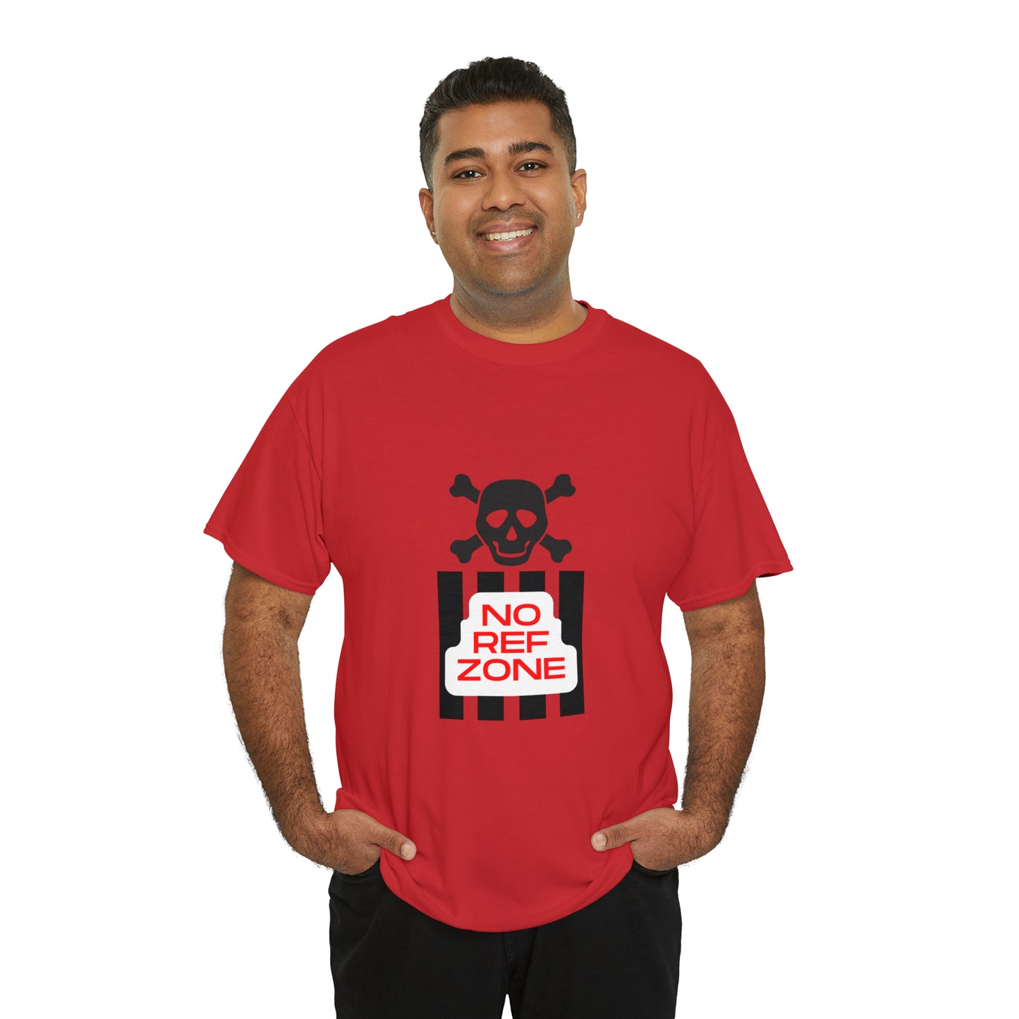 No Ref Zone Heavy Cotton Tee | For the fan that doesn't like referees |