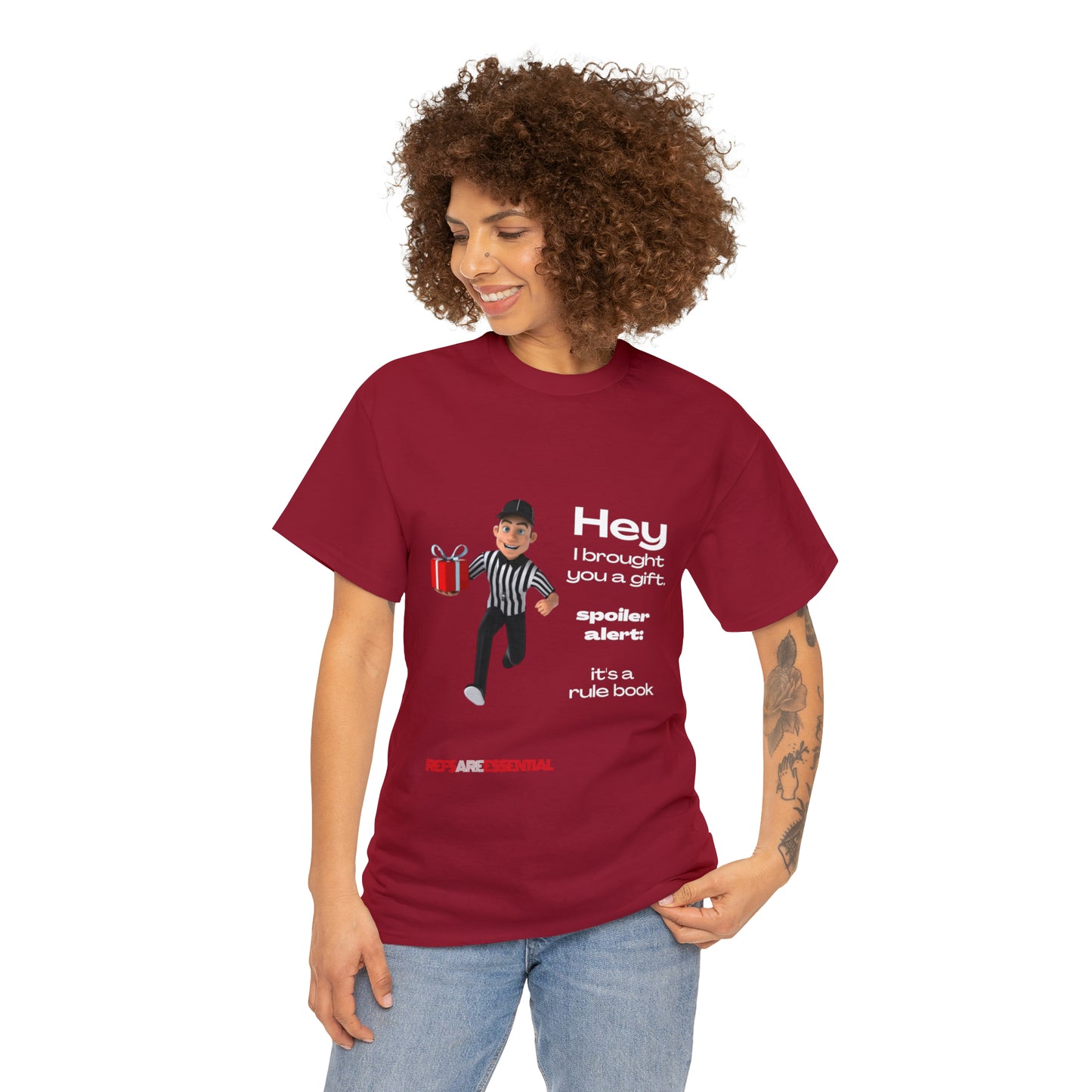 Spoiler Alert Unisex Cotton Tee | Funny Referee T-shirt | Gifts for Ref | For Sports Officials | Be Better Fans | Stop Cursing Around Kids