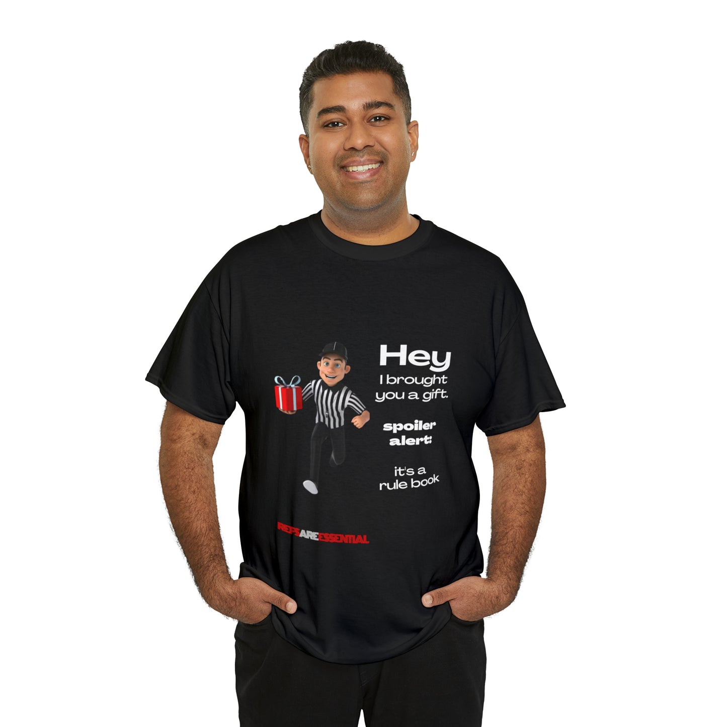 Spoiler Alert Unisex Cotton Tee | Funny Referee T-shirt | Gifts for Ref | For Sports Officials | Be Better Fans | Stop Cursing Around Kids