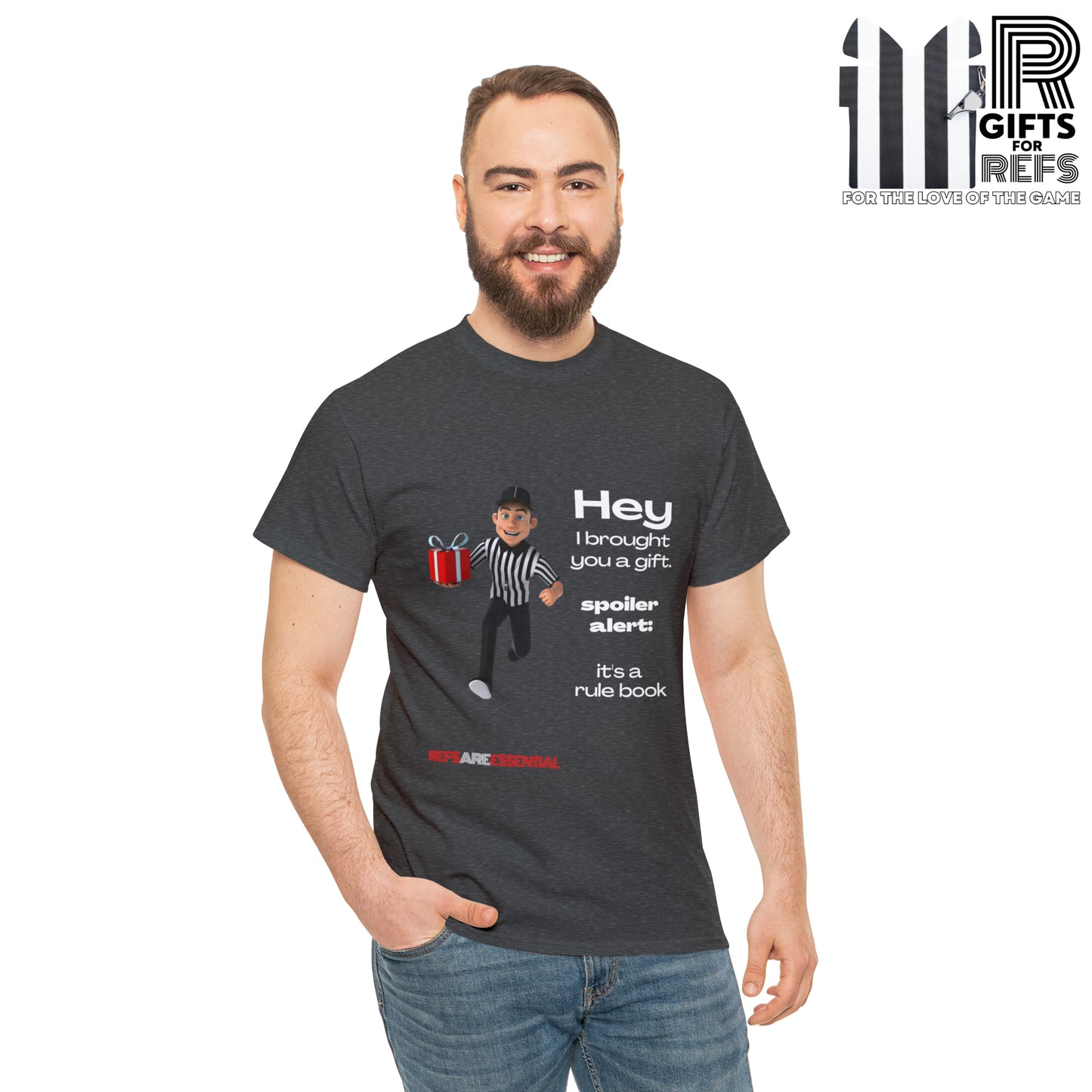 Spoiler Alert Unisex Cotton Tee | Funny Referee T-shirt | Gifts for Ref | For Sports Officials | Be Better Fans | Stop Cursing Around Kids