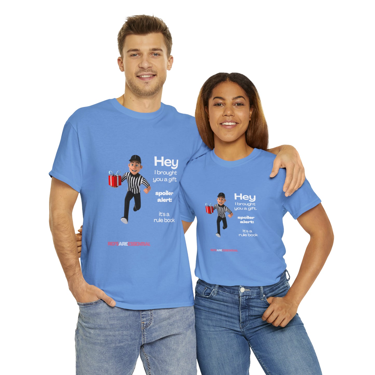 Spoiler Alert Unisex Cotton Tee | Funny Referee T-shirt | Gifts for Ref | For Sports Officials | Be Better Fans | Stop Cursing Around Kids