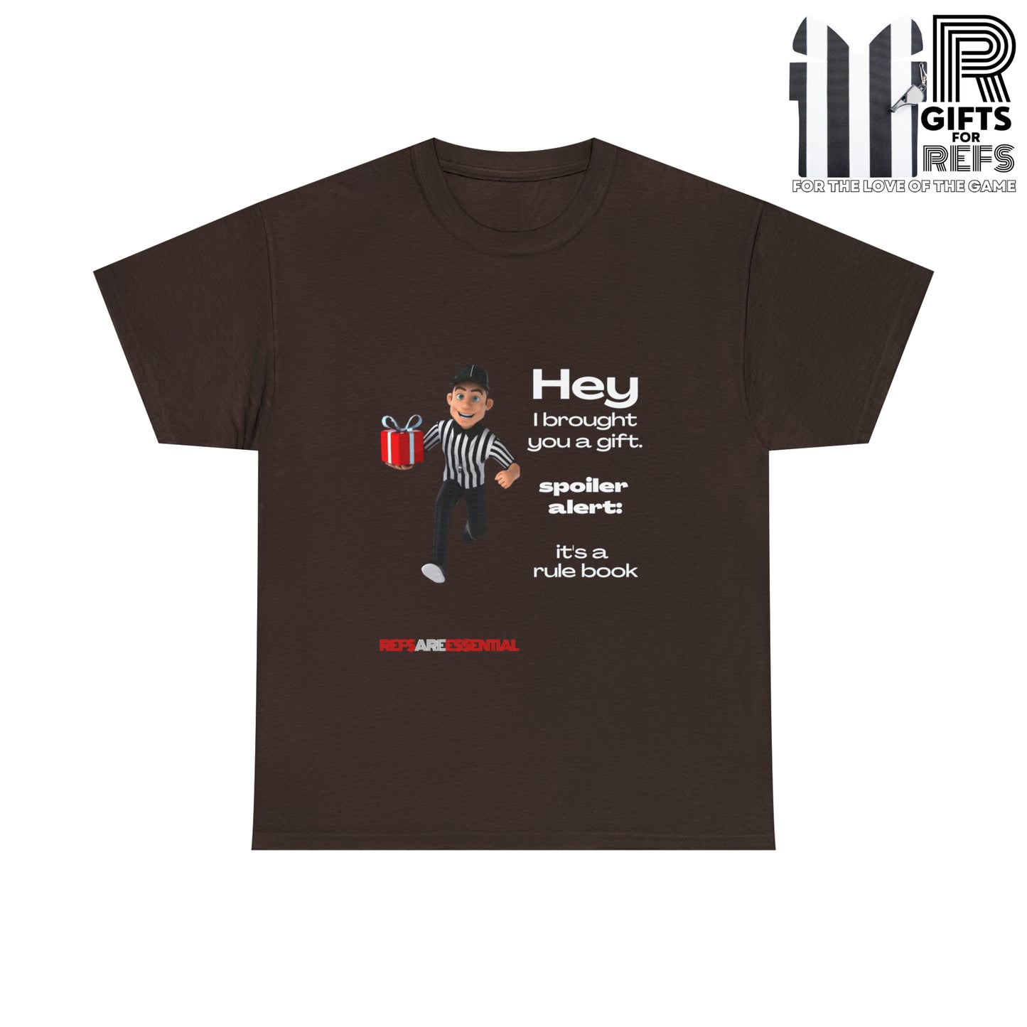 Spoiler Alert Unisex Cotton Tee | Funny Referee T-shirt | Gifts for Ref | For Sports Officials | Be Better Fans | Stop Cursing Around Kids