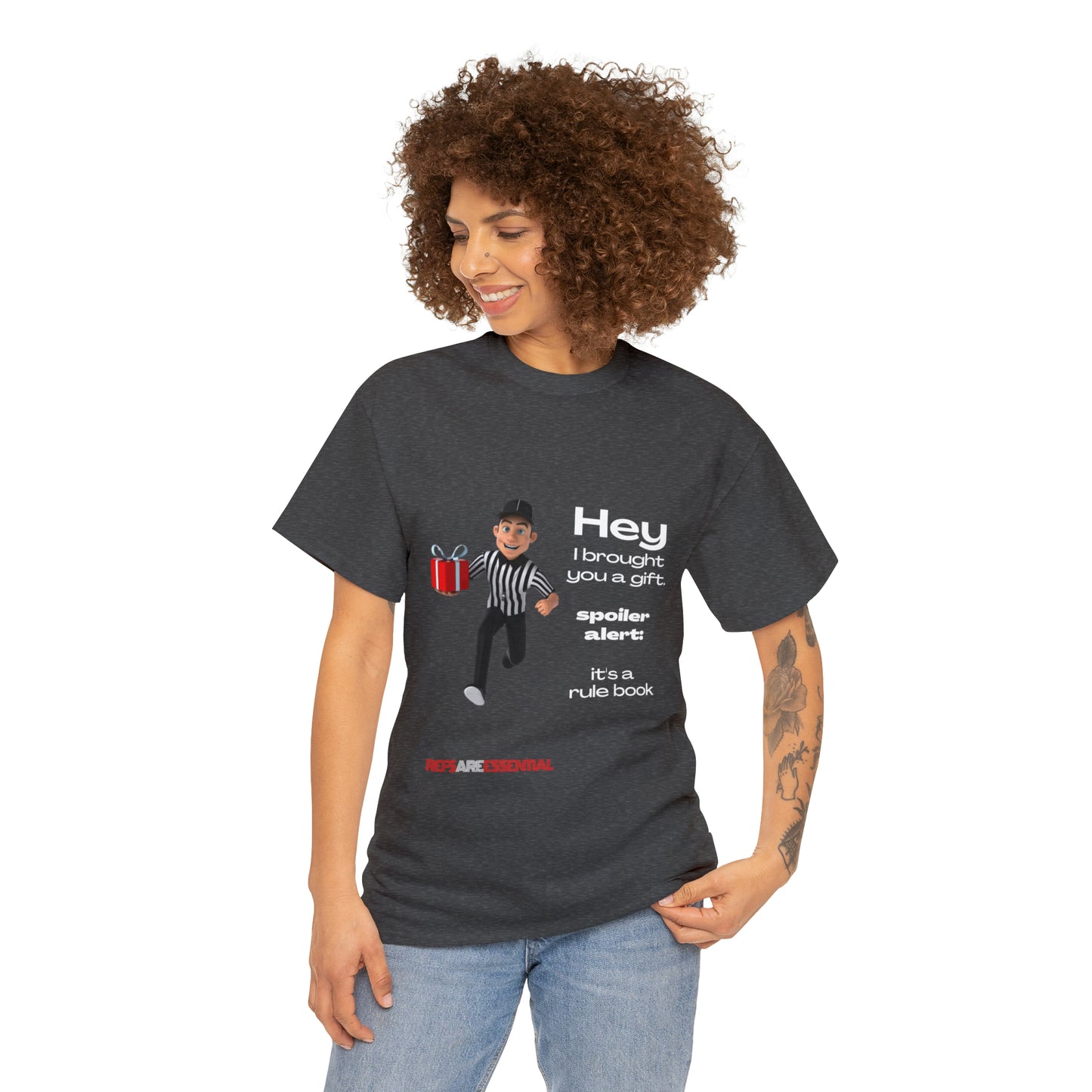Spoiler Alert Unisex Cotton Tee | Funny Referee T-shirt | Gifts for Ref | For Sports Officials | Be Better Fans | Stop Cursing Around Kids