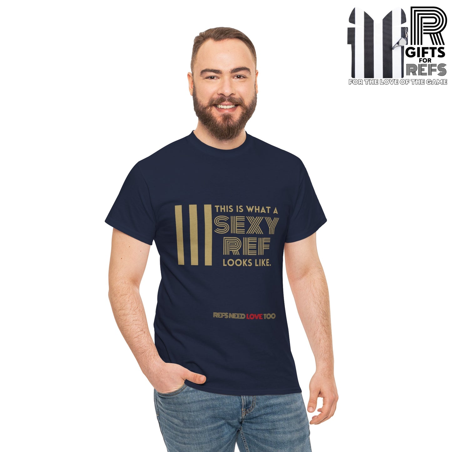 Sexy Ref Heavy Cotton Tee | Screen printed | Gift for referees | Five color options | Sizes S-5XL