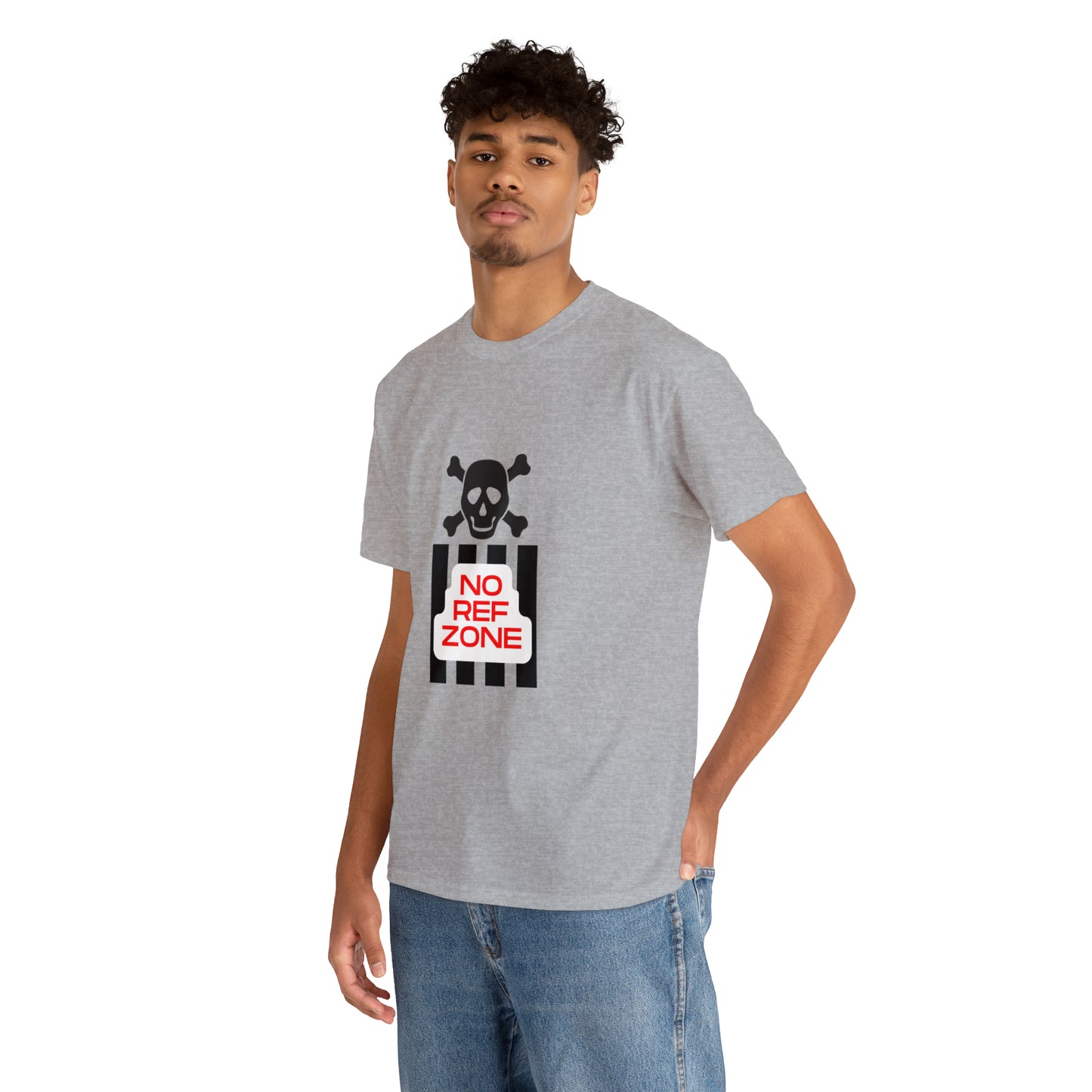 No Ref Zone Heavy Cotton Tee | For the fan that doesn't like referees |