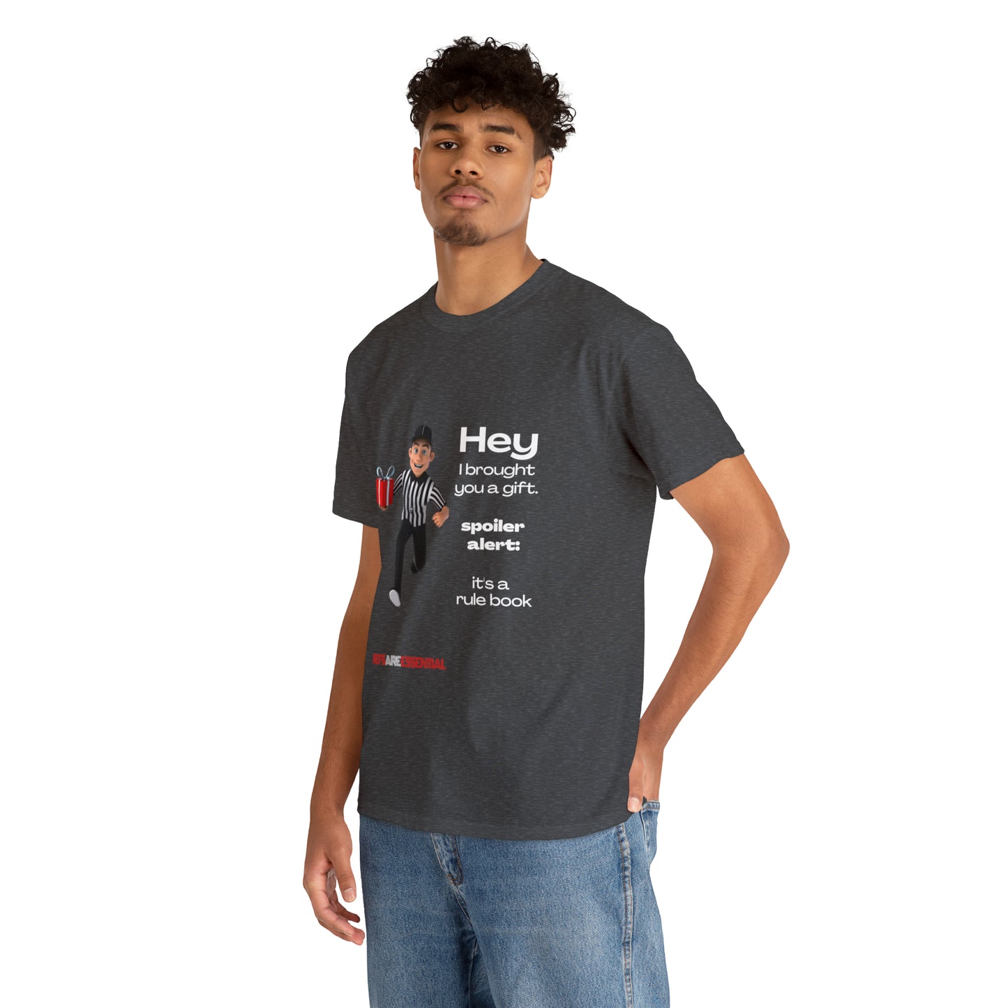 Spoiler Alert Unisex Cotton Tee | Funny Referee T-shirt | Gifts for Ref | For Sports Officials | Be Better Fans | Stop Cursing Around Kids