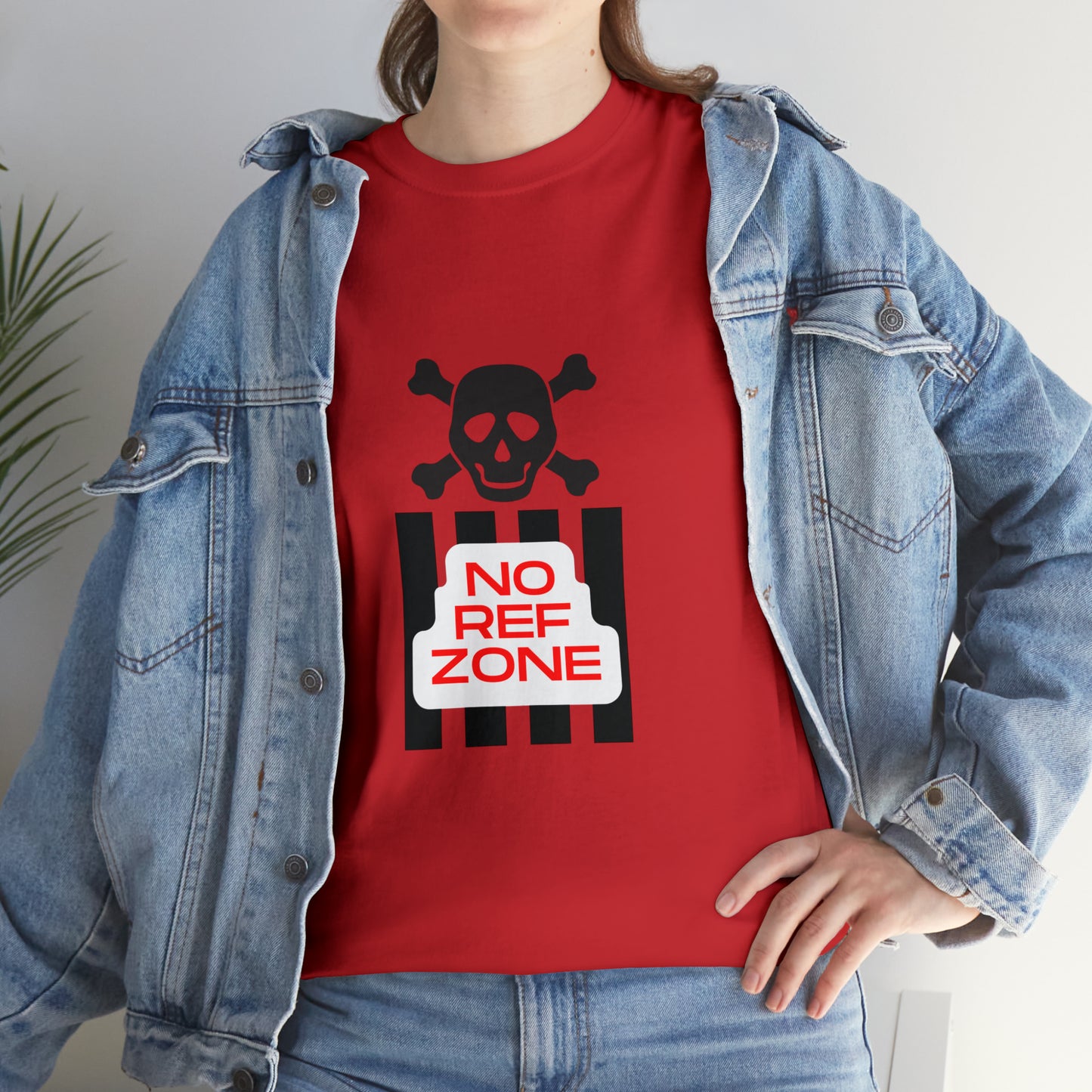 No Ref Zone Heavy Cotton Tee | For the fan that doesn't like referees |