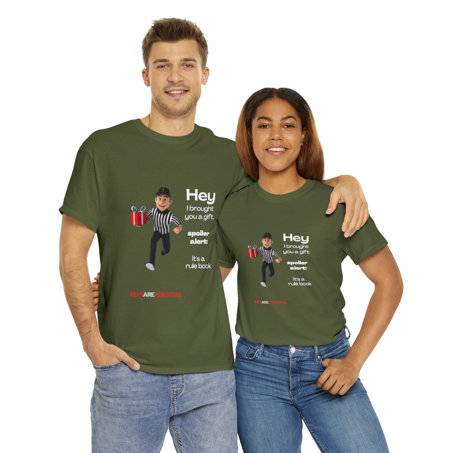 Spoiler Alert Unisex Cotton Tee | Funny Referee T-shirt | Gifts for Ref | For Sports Officials | Be Better Fans | Stop Cursing Around Kids