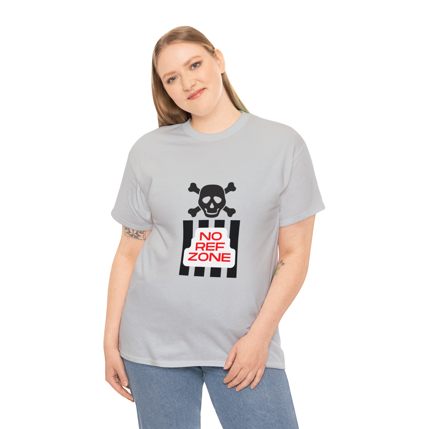 No Ref Zone Heavy Cotton Tee | For the fan that doesn't like referees |
