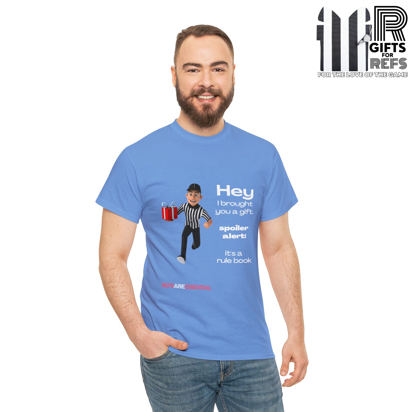 Spoiler Alert Unisex Cotton Tee | Funny Referee T-shirt | Gifts for Ref | For Sports Officials | Be Better Fans | Stop Cursing Around Kids