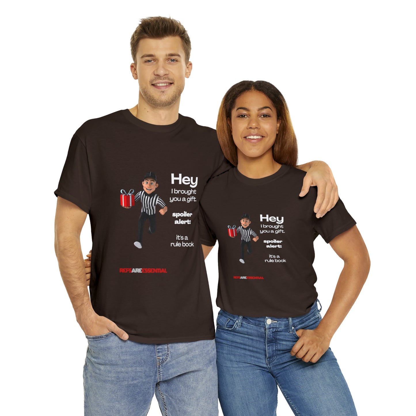 Spoiler Alert Unisex Cotton Tee | Funny Referee T-shirt | Gifts for Ref | For Sports Officials | Be Better Fans | Stop Cursing Around Kids