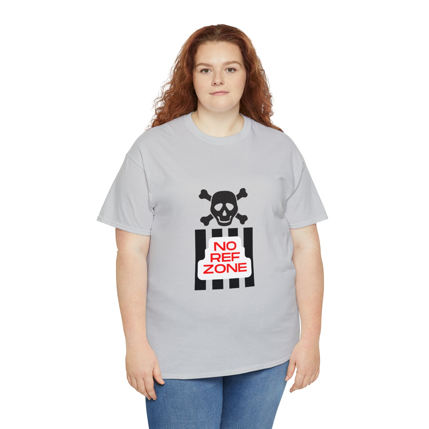 No Ref Zone Heavy Cotton Tee | For the fan that doesn't like referees |