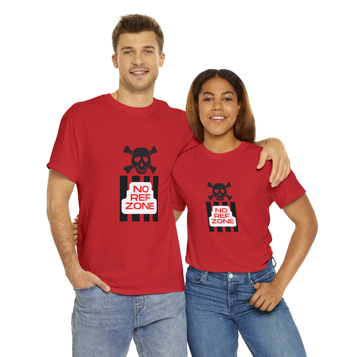 No Ref Zone Heavy Cotton Tee | For the fan that doesn't like referees |