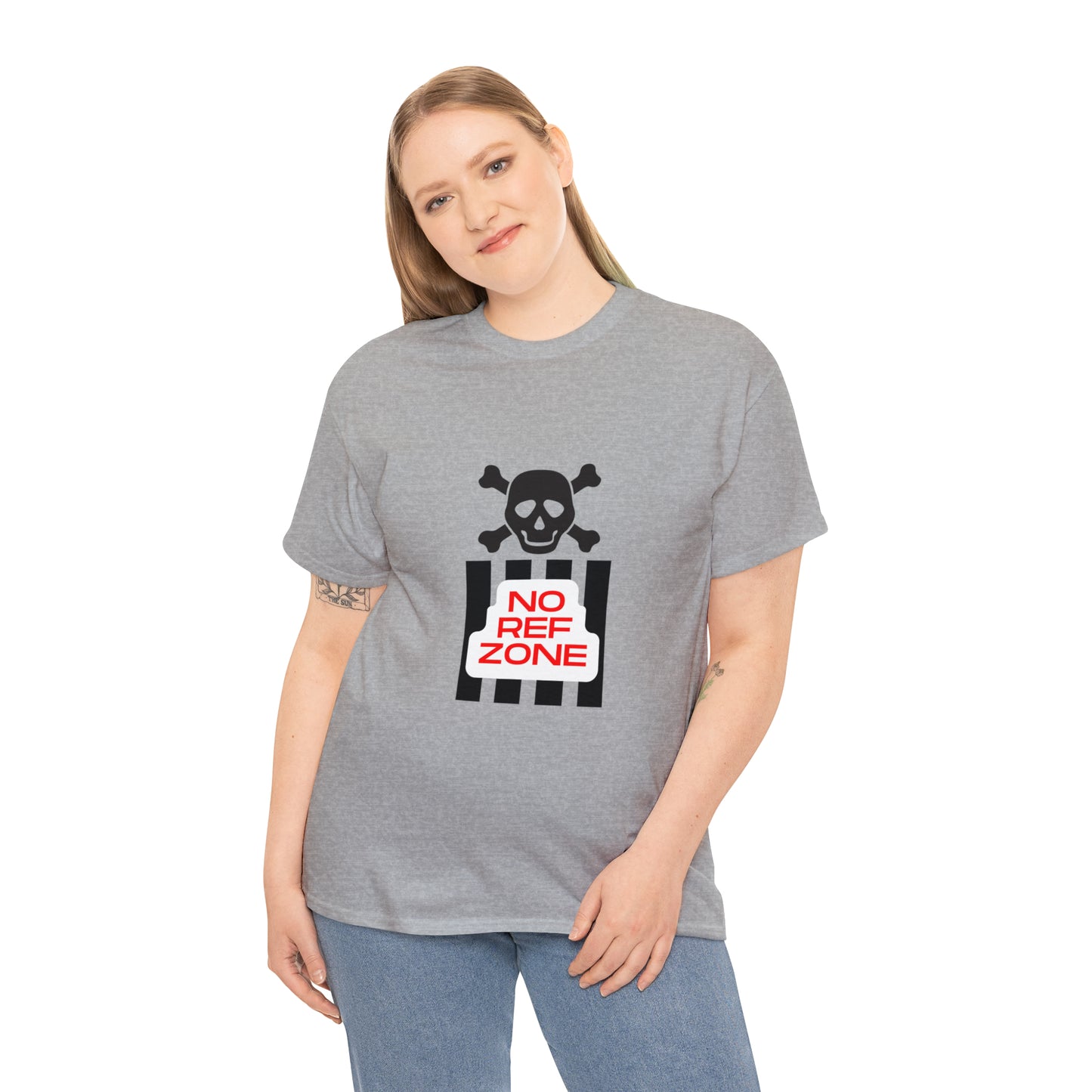 No Ref Zone Heavy Cotton Tee | For the fan that doesn't like referees |