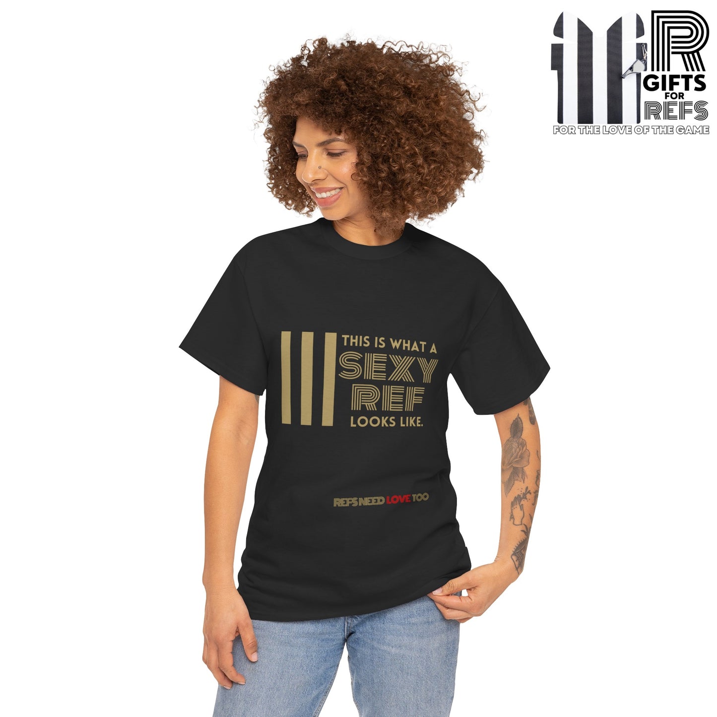Sexy Ref Heavy Cotton Tee | Screen printed | Gift for referees | Five color options | Sizes S-5XL