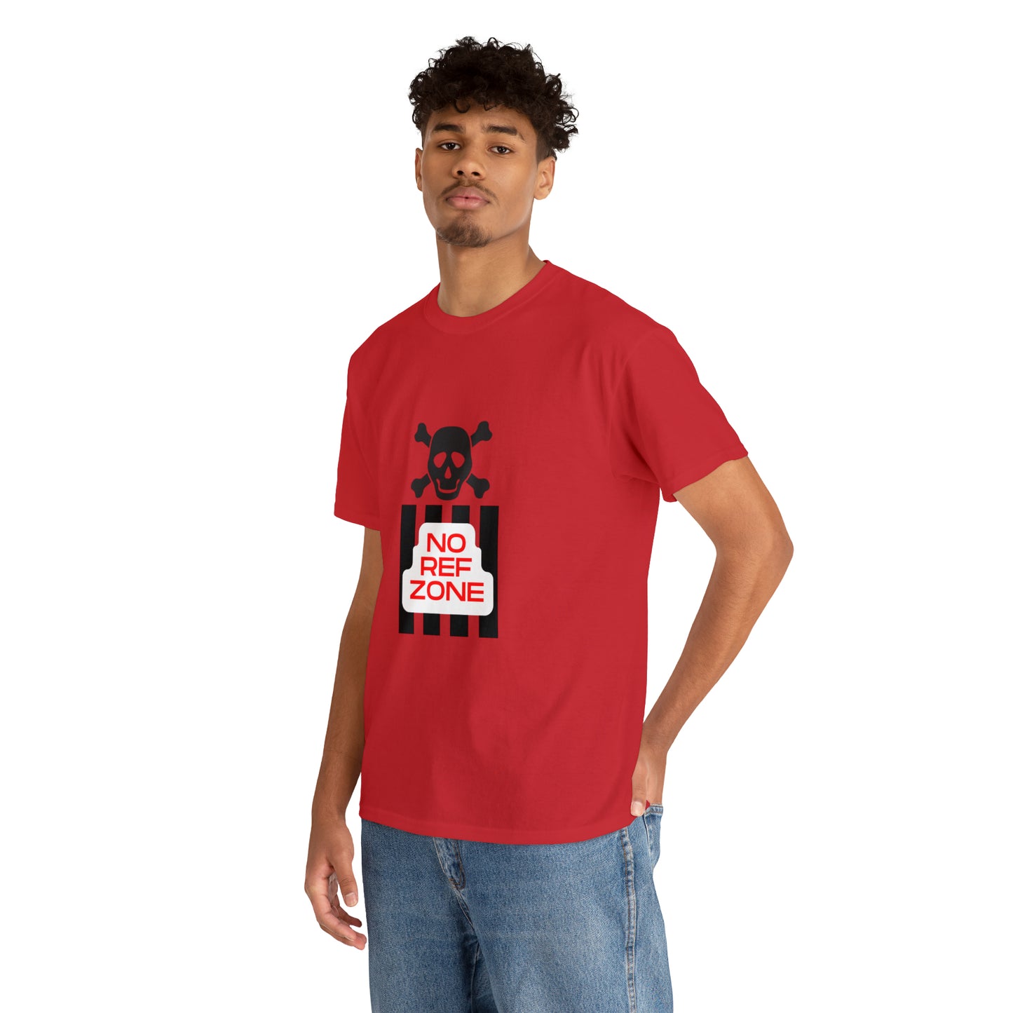 No Ref Zone Heavy Cotton Tee | For the fan that doesn't like referees |