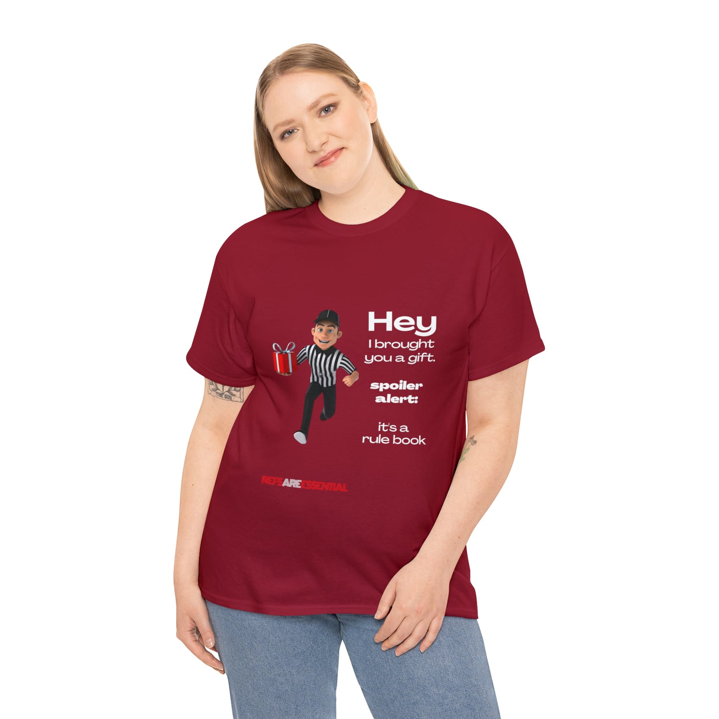 Spoiler Alert Unisex Cotton Tee | Funny Referee T-shirt | Gifts for Ref | For Sports Officials | Be Better Fans | Stop Cursing Around Kids