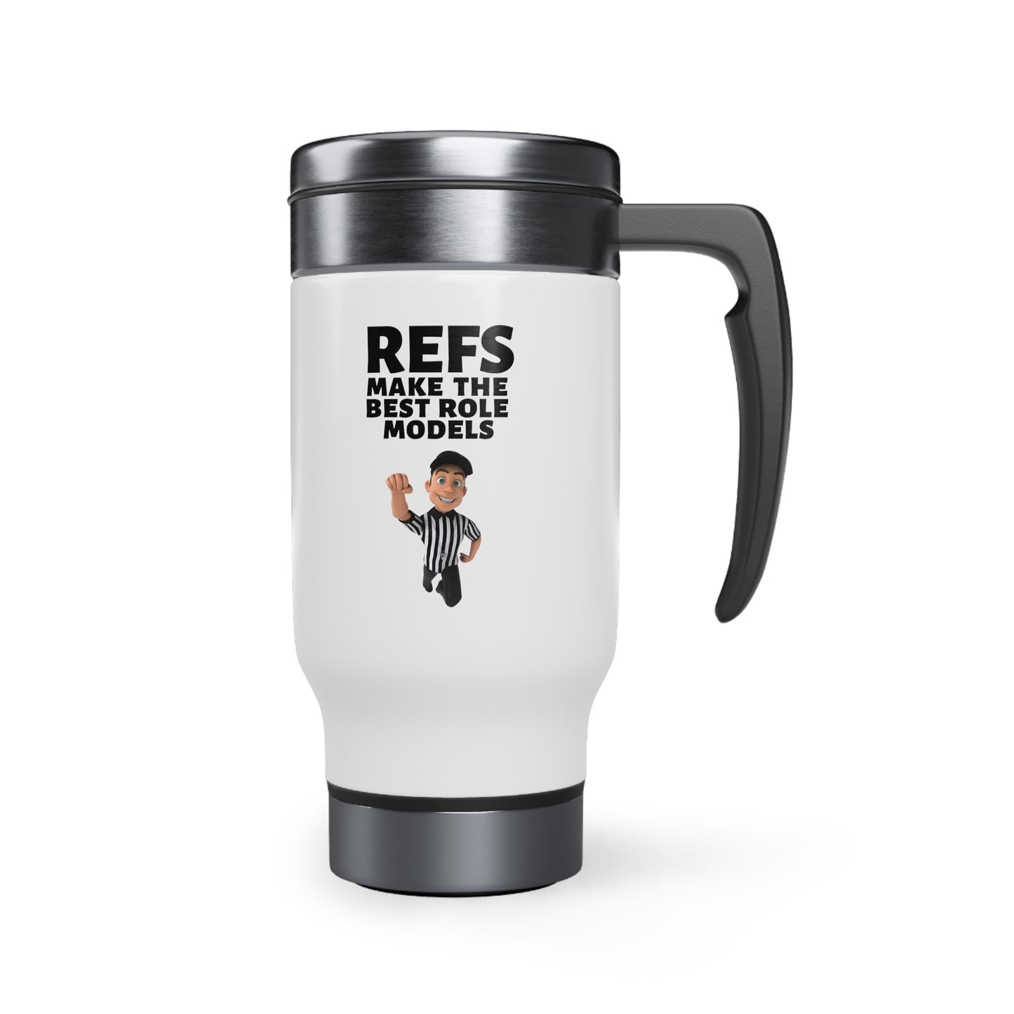 Another Ref Role Model Stainless Steel Travel Mug with Handle, 14oz