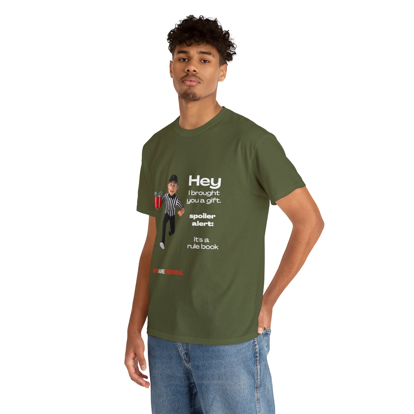 Spoiler Alert Unisex Cotton Tee | Funny Referee T-shirt | Gifts for Ref | For Sports Officials | Be Better Fans | Stop Cursing Around Kids