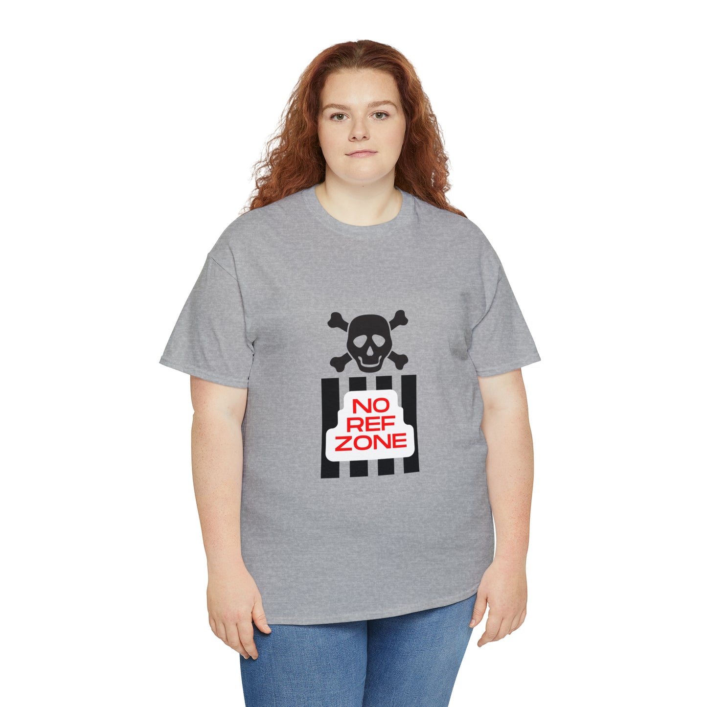 No Ref Zone Heavy Cotton Tee | For the fan that doesn't like referees |