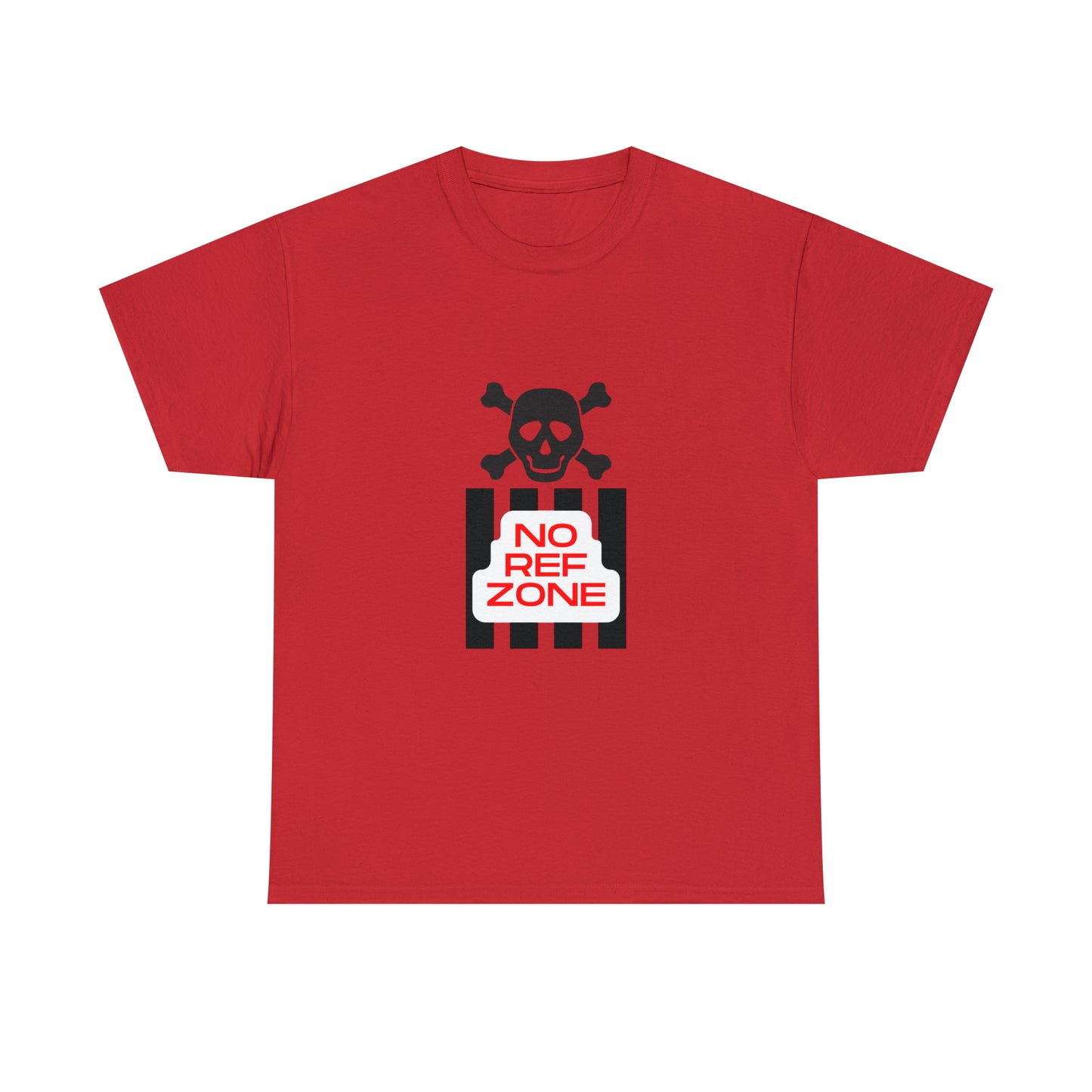 No Ref Zone Heavy Cotton Tee | For the fan that doesn't like referees |