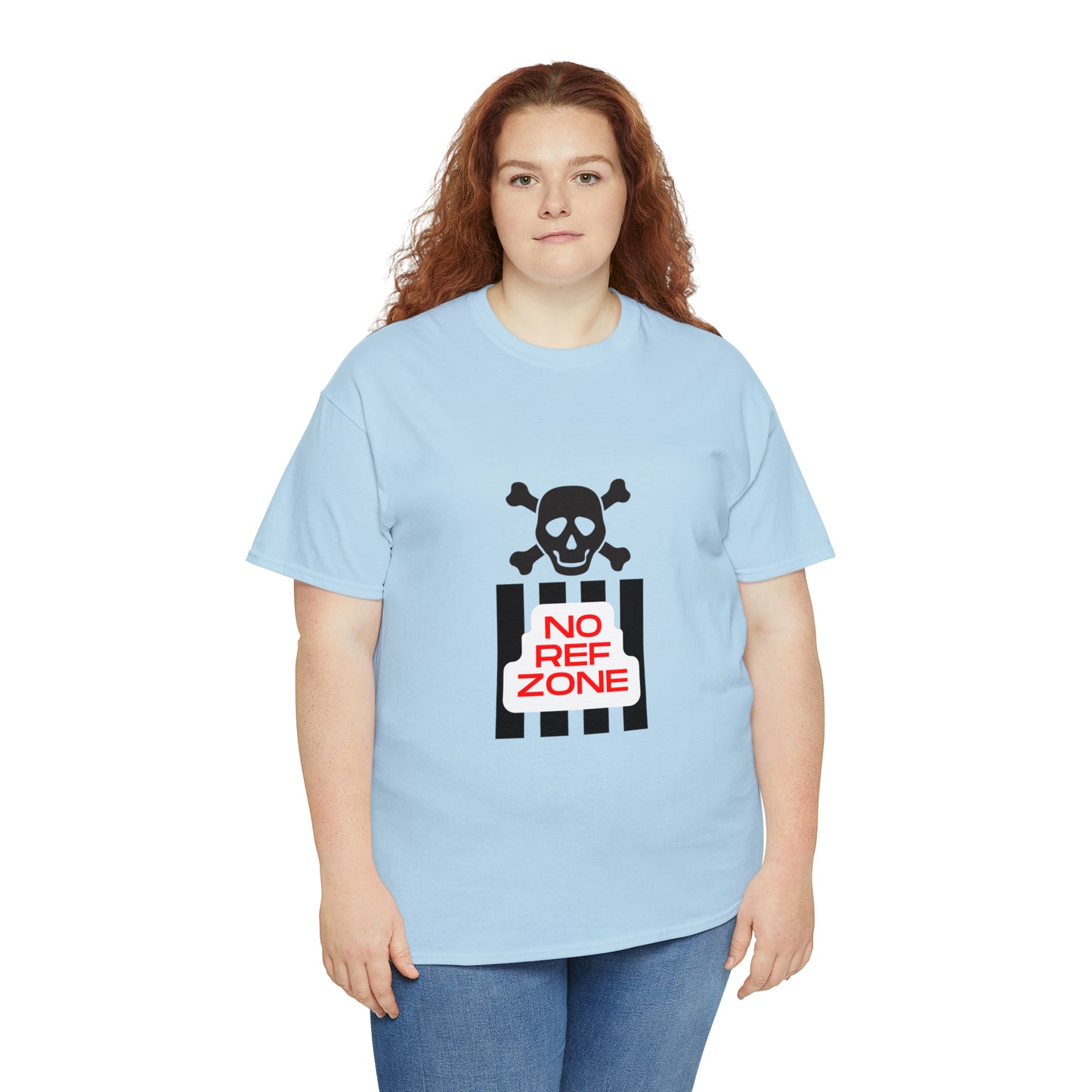 No Ref Zone Heavy Cotton Tee | For the fan that doesn't like referees |