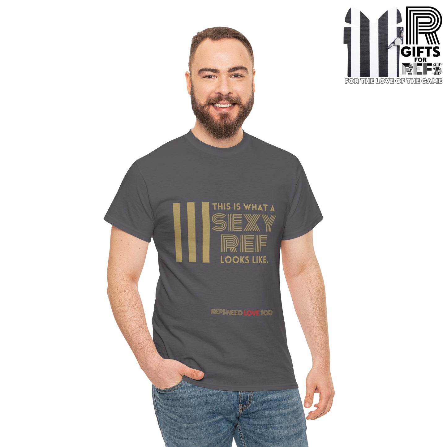 Sexy Ref Heavy Cotton Tee | Screen printed | Gift for referees | Five color options | Sizes S-5XL