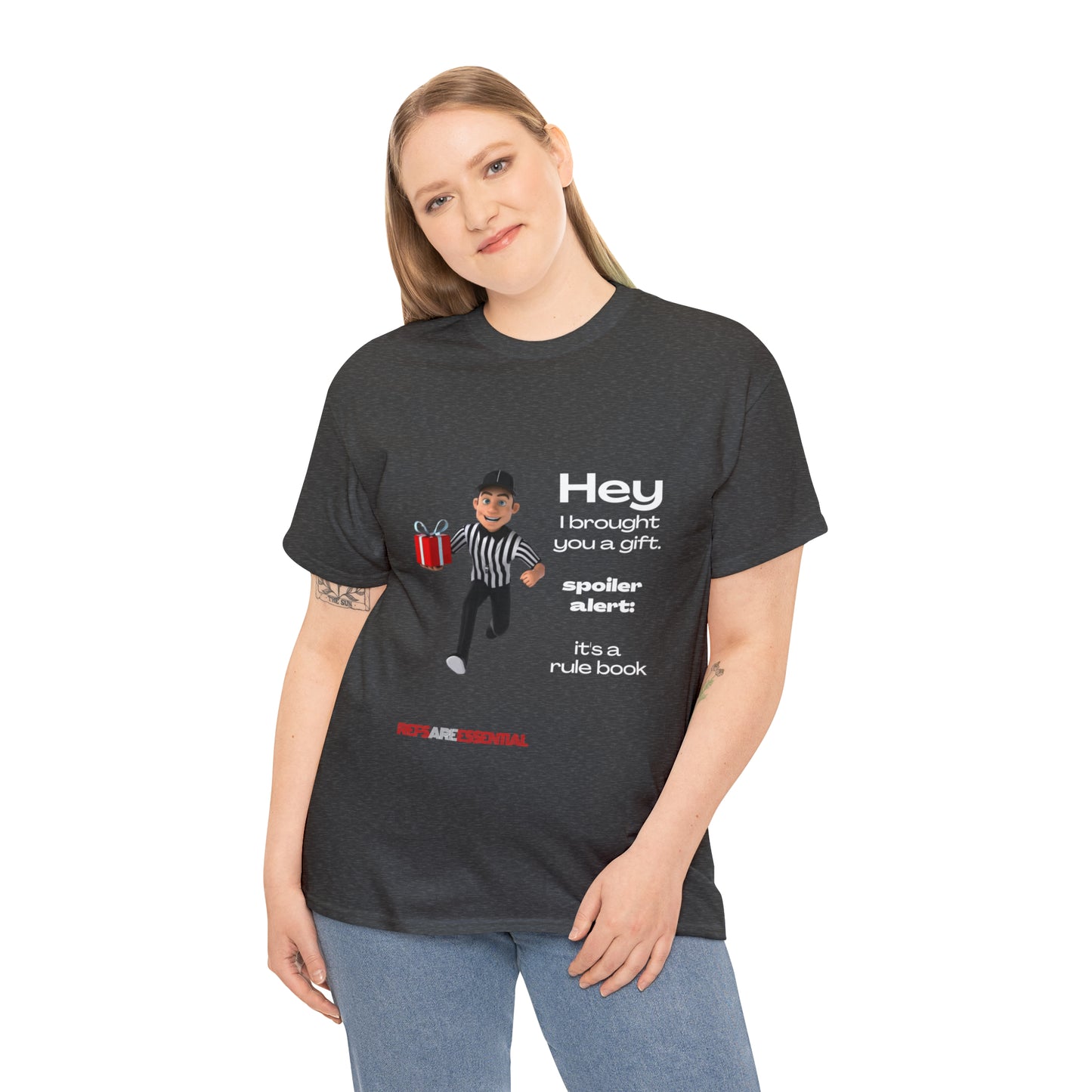 Spoiler Alert Unisex Cotton Tee | Funny Referee T-shirt | Gifts for Ref | For Sports Officials | Be Better Fans | Stop Cursing Around Kids