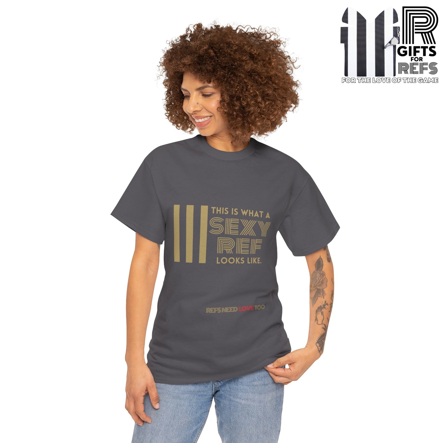 Sexy Ref Heavy Cotton Tee | Screen printed | Gift for referees | Five color options | Sizes S-5XL