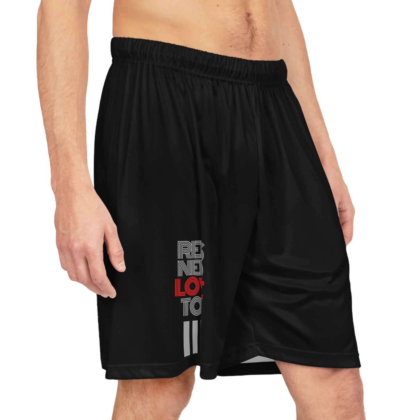 Refs Need Love Too Basketball Shorts for Rec games | Moisture Wicking Shorts | No Pockets | Black shorts only | Referee gifts | Gifts for Refs | For Basketball officials