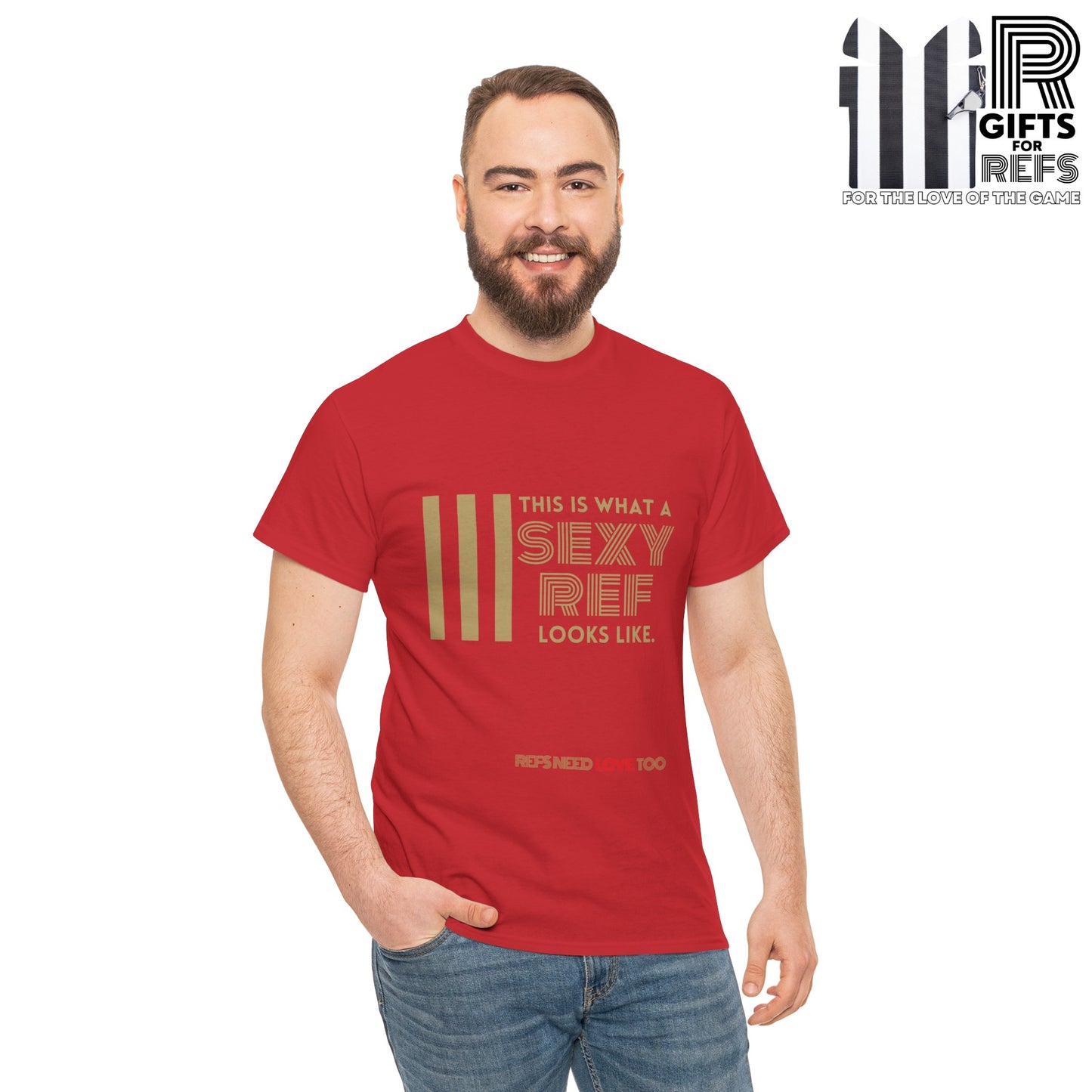 Sexy Ref Heavy Cotton Tee | Screen printed | Gift for referees | Five color options | Sizes S-5XL