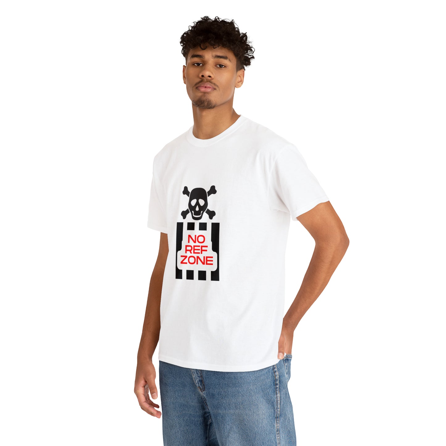 No Ref Zone Heavy Cotton Tee | For the fan that doesn't like referees |