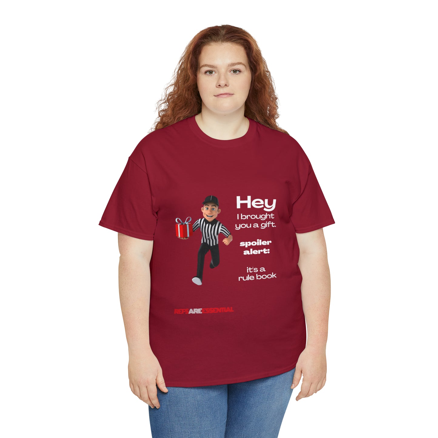 Spoiler Alert Unisex Cotton Tee | Funny Referee T-shirt | Gifts for Ref | For Sports Officials | Be Better Fans | Stop Cursing Around Kids