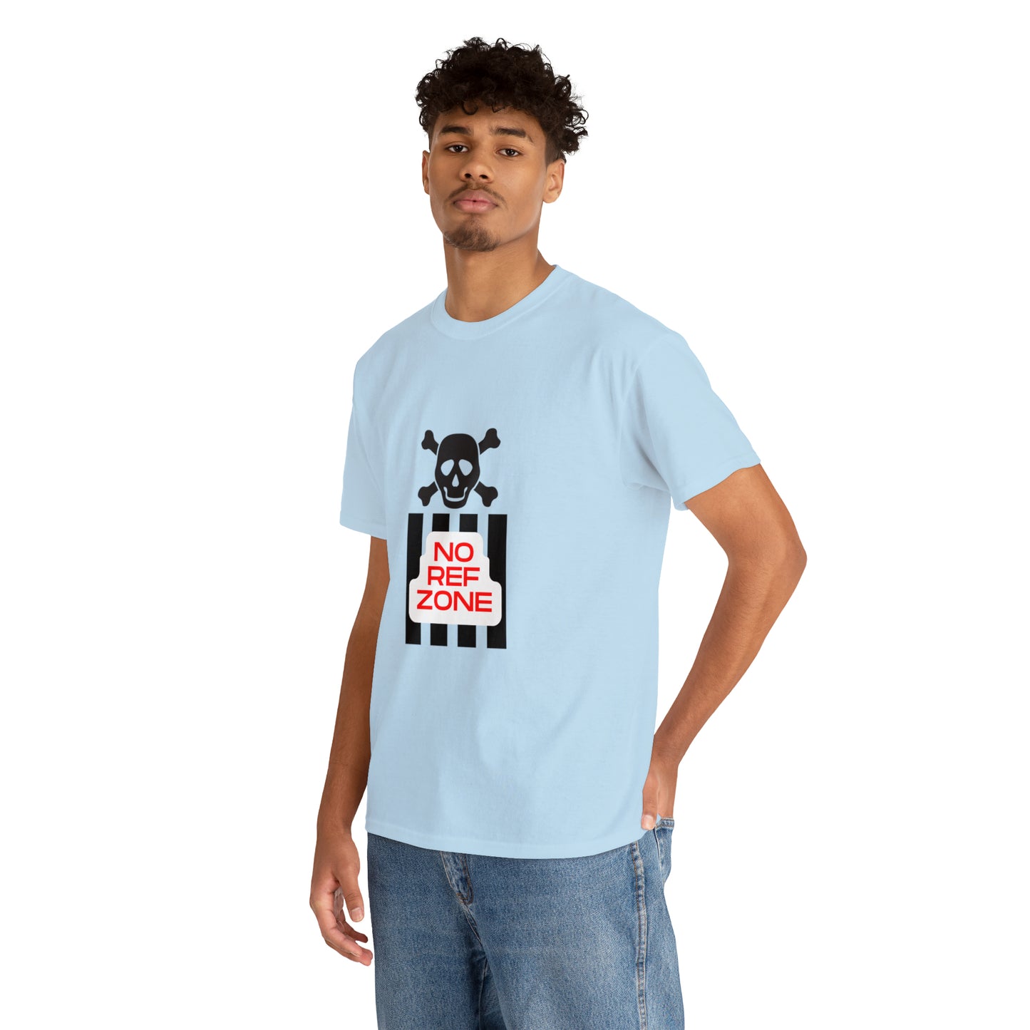 No Ref Zone Heavy Cotton Tee | For the fan that doesn't like referees |