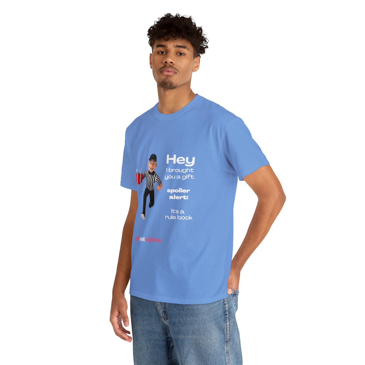Spoiler Alert Unisex Cotton Tee | Funny Referee T-shirt | Gifts for Ref | For Sports Officials | Be Better Fans | Stop Cursing Around Kids