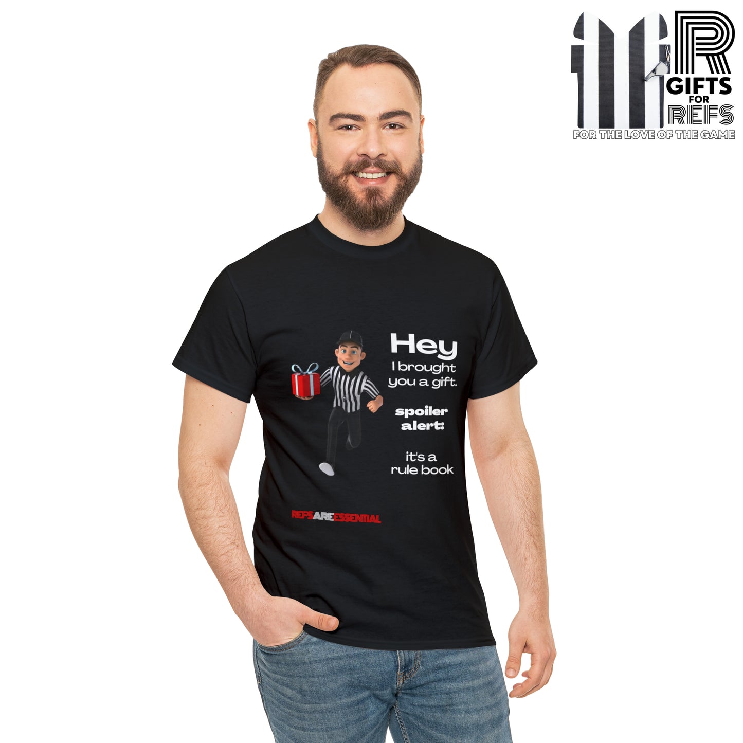 Spoiler Alert Unisex Cotton Tee | Funny Referee T-shirt | Gifts for Ref | For Sports Officials | Be Better Fans | Stop Cursing Around Kids