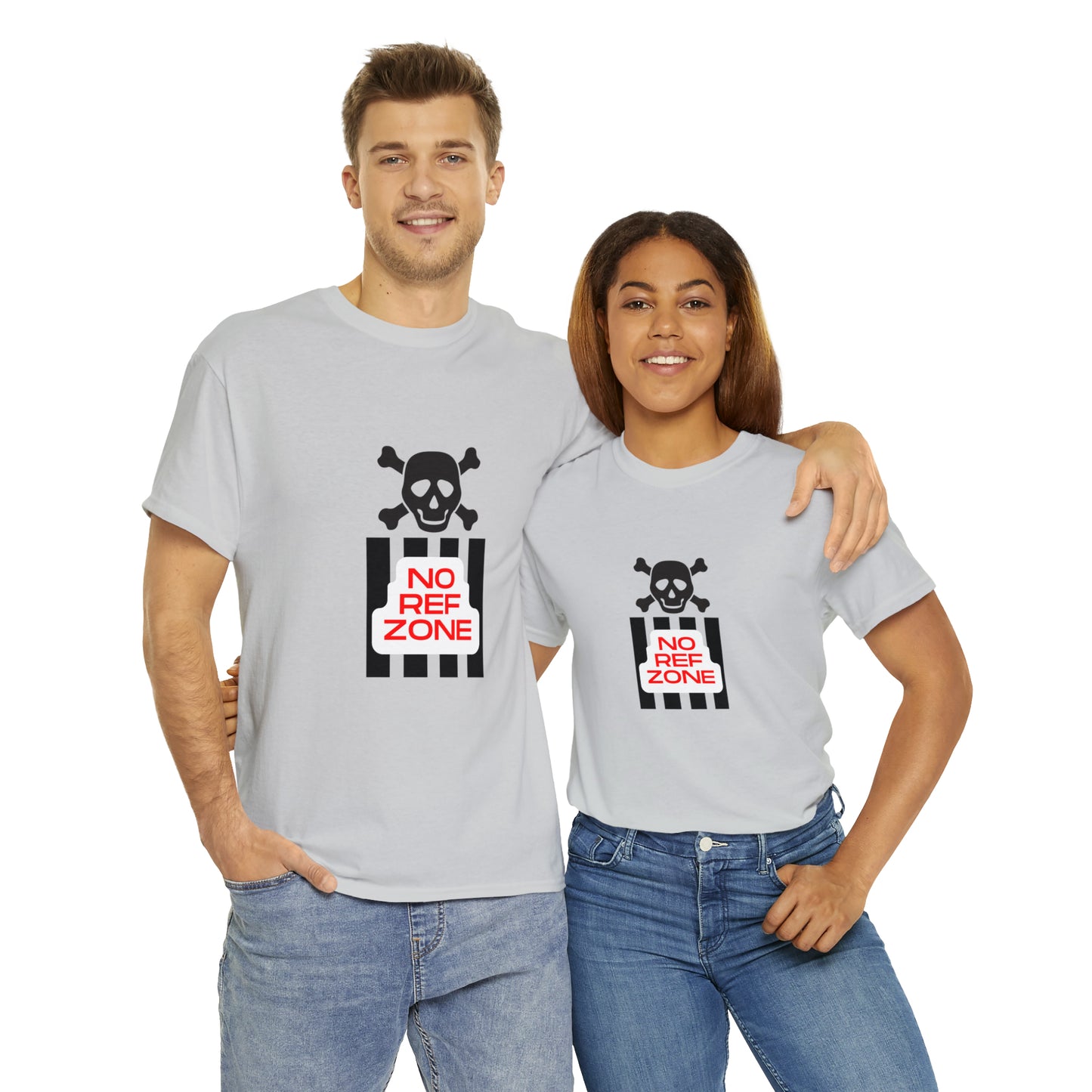 No Ref Zone Heavy Cotton Tee | For the fan that doesn't like referees |